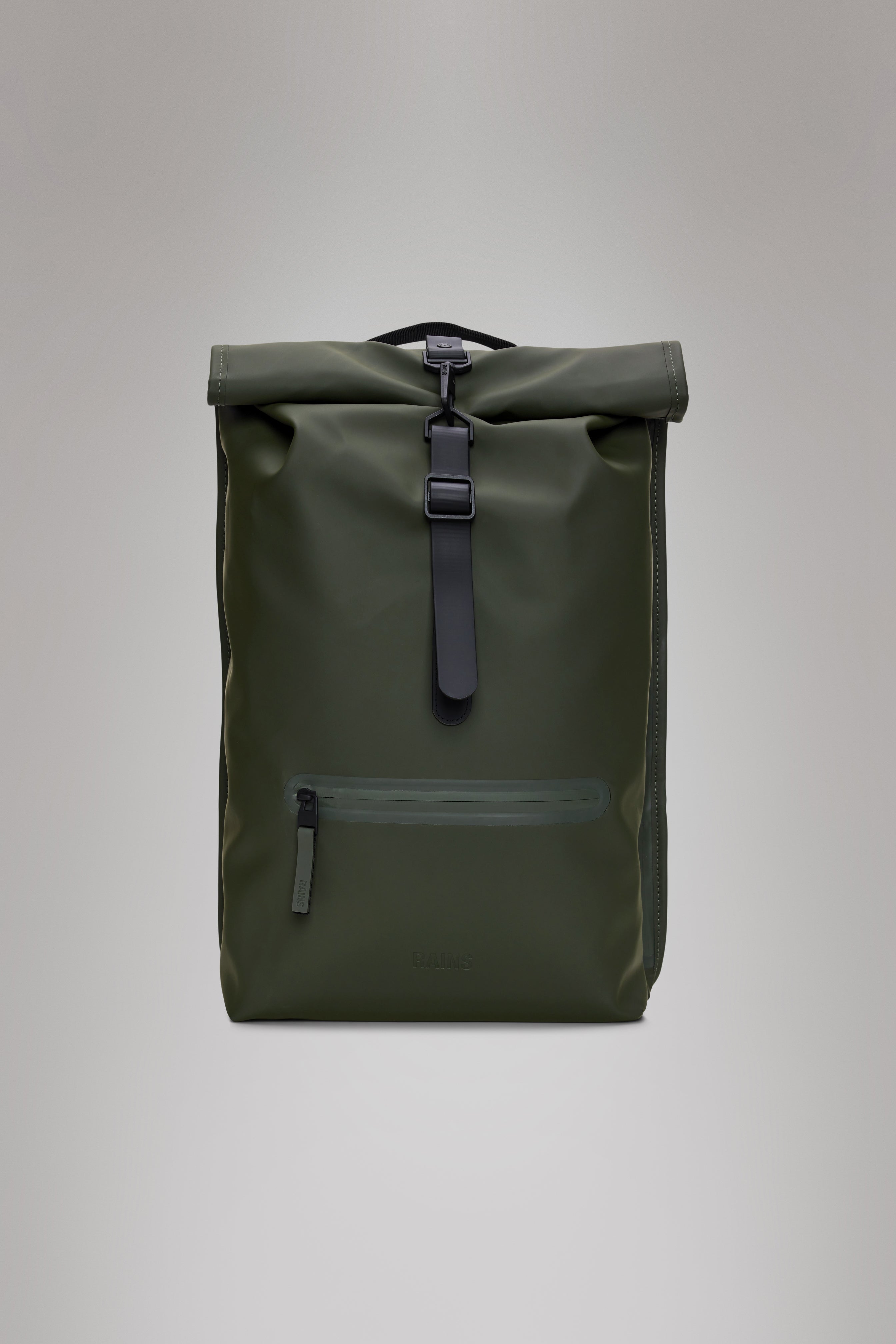 Rains Rolltop Rucksack Backpacks 03 Green