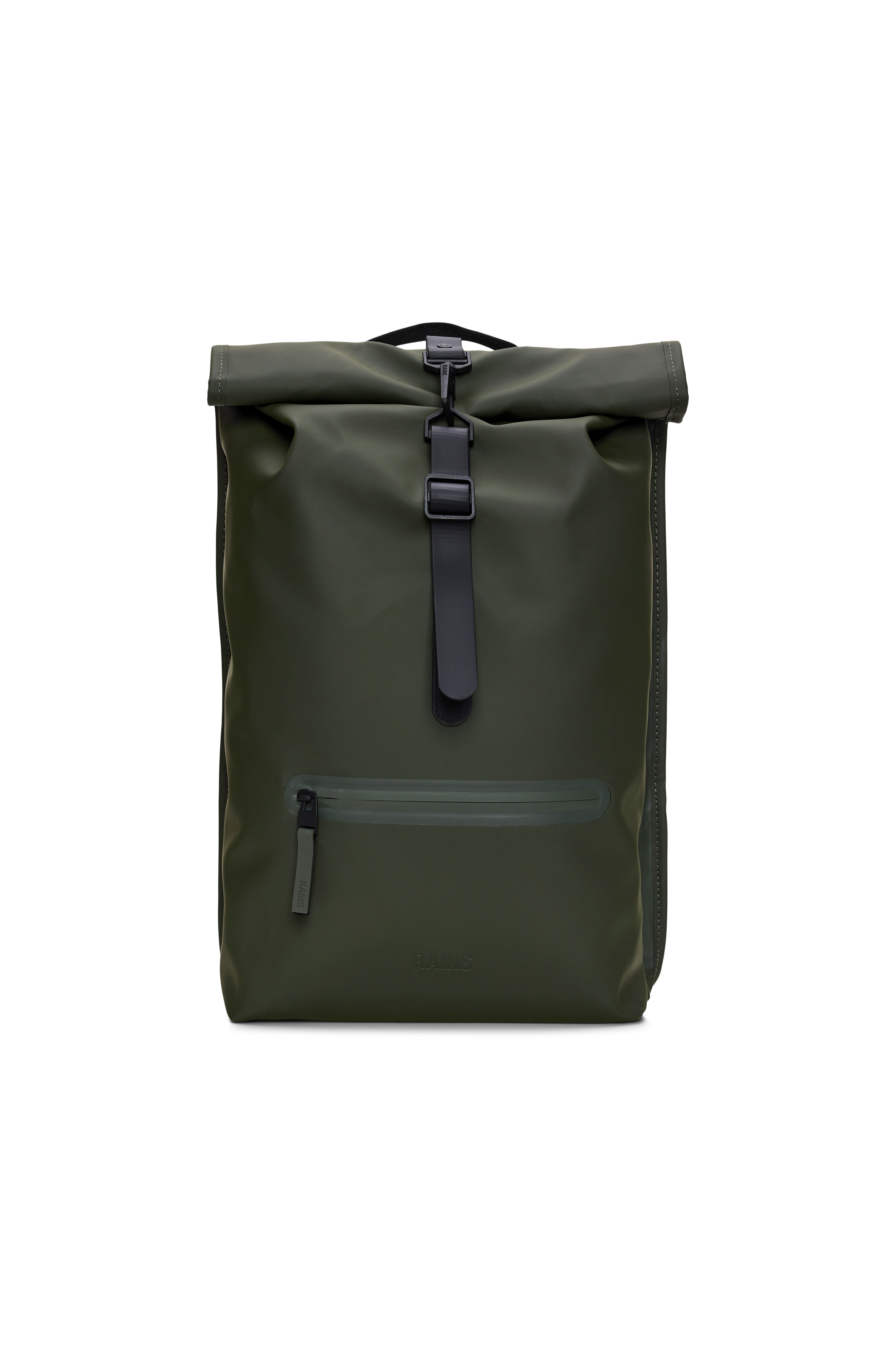 Rains Rolltop Rucksack Backpacks 03 Green