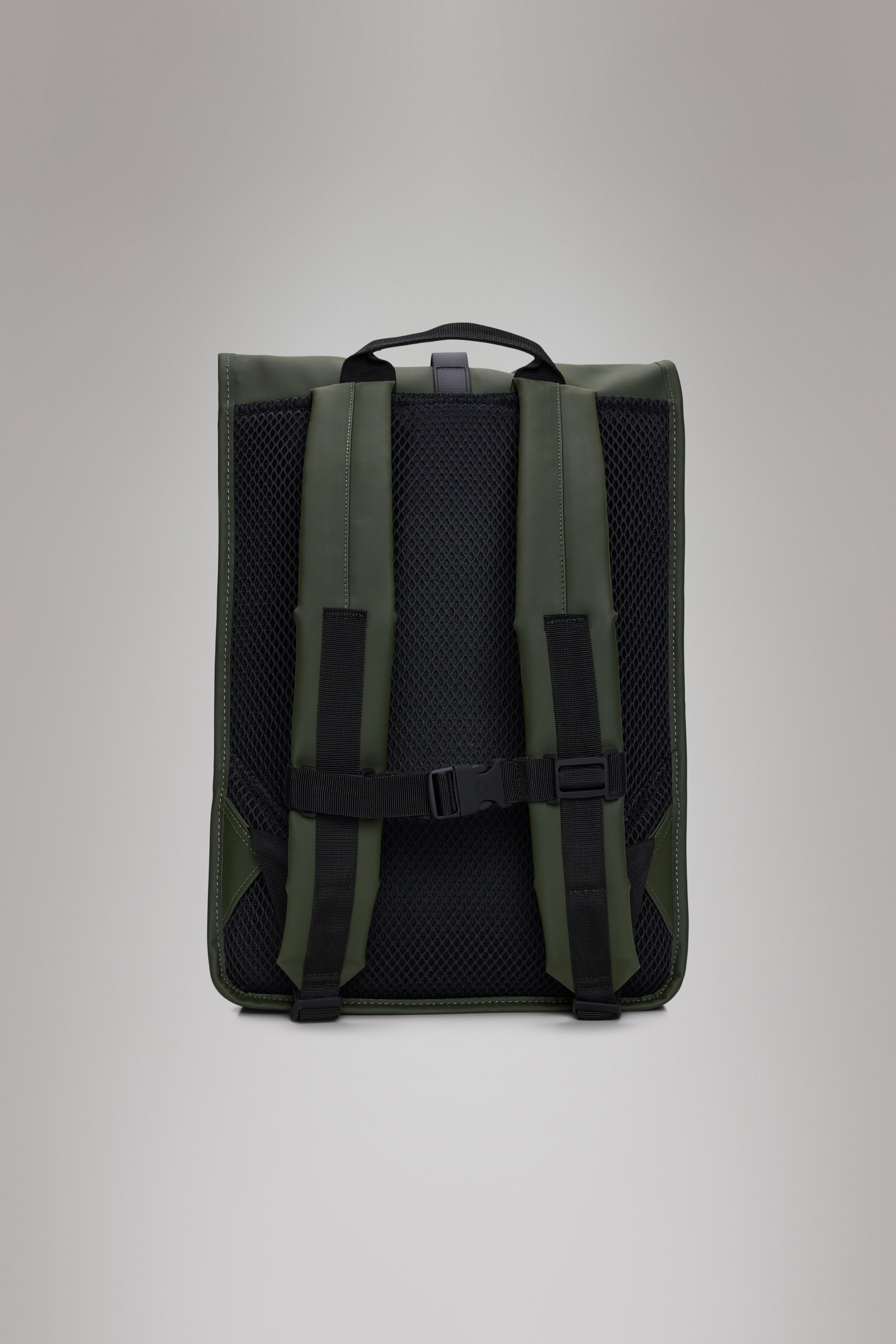 Rains Rolltop Rucksack Backpacks 03 Green