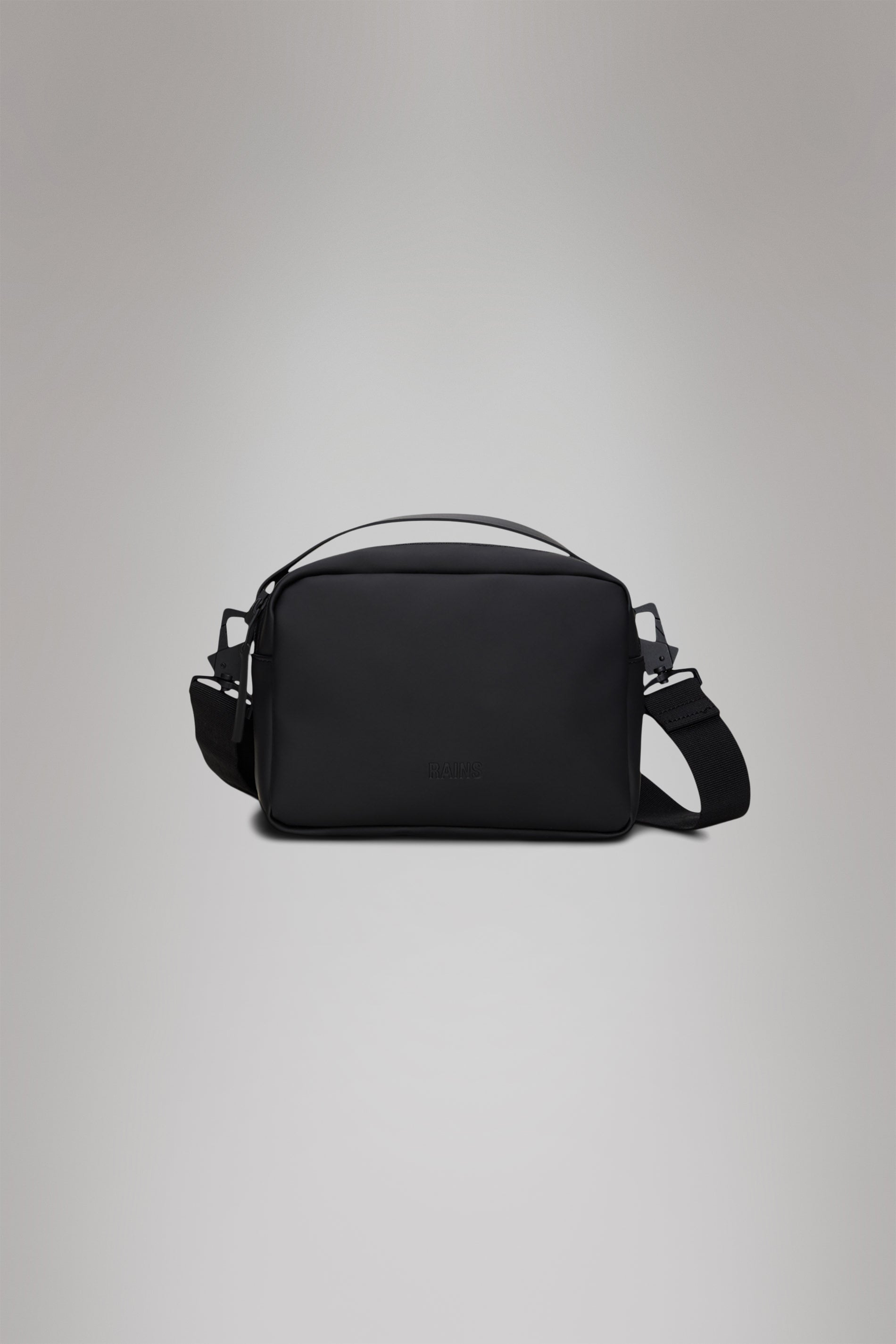 Rains Box Bag Crossbody 01 Black