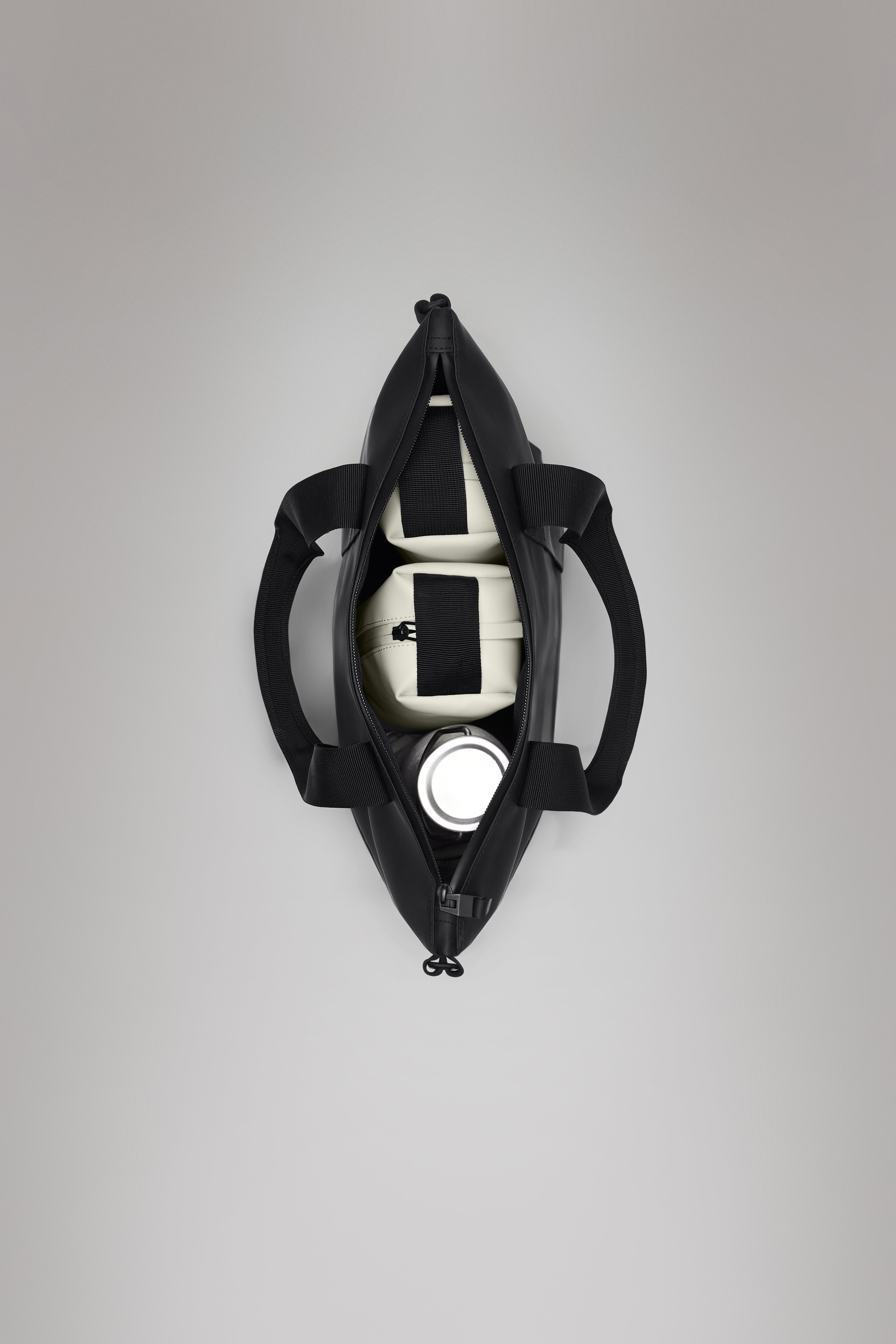 Rains Tote Bag Micro Tote 01 Black