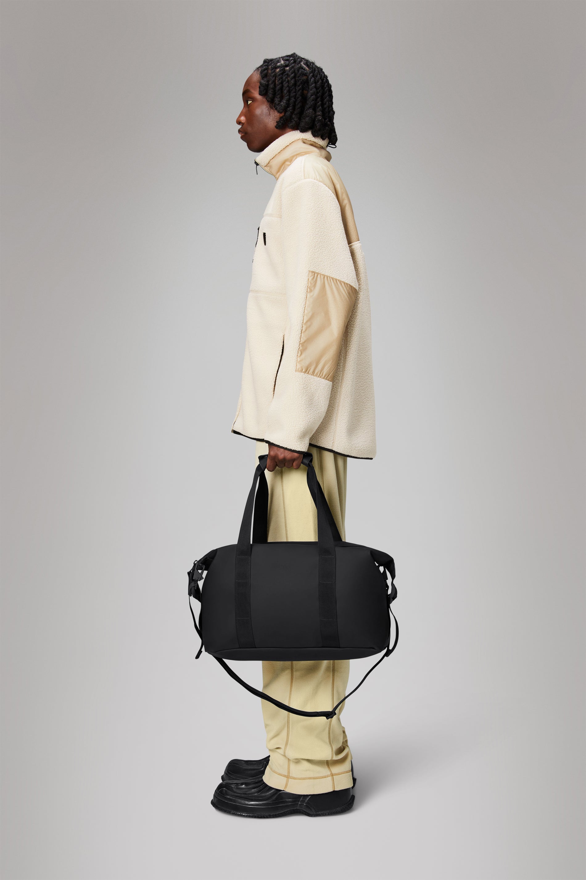 Rains Hilo Weekend Bag Small Weekender 01 Black