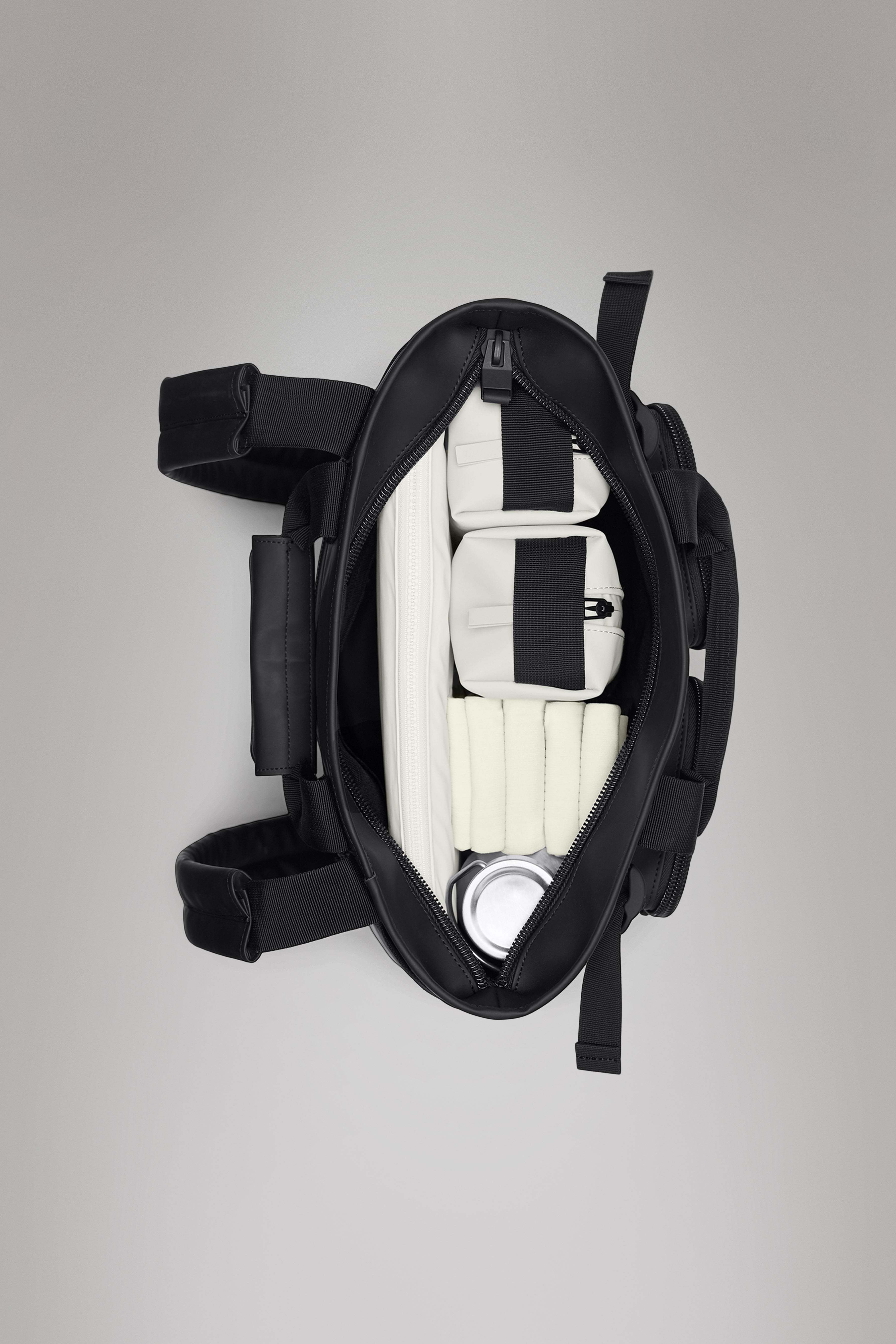 Rains Texel Tote Backpack Backpacks 01 Black