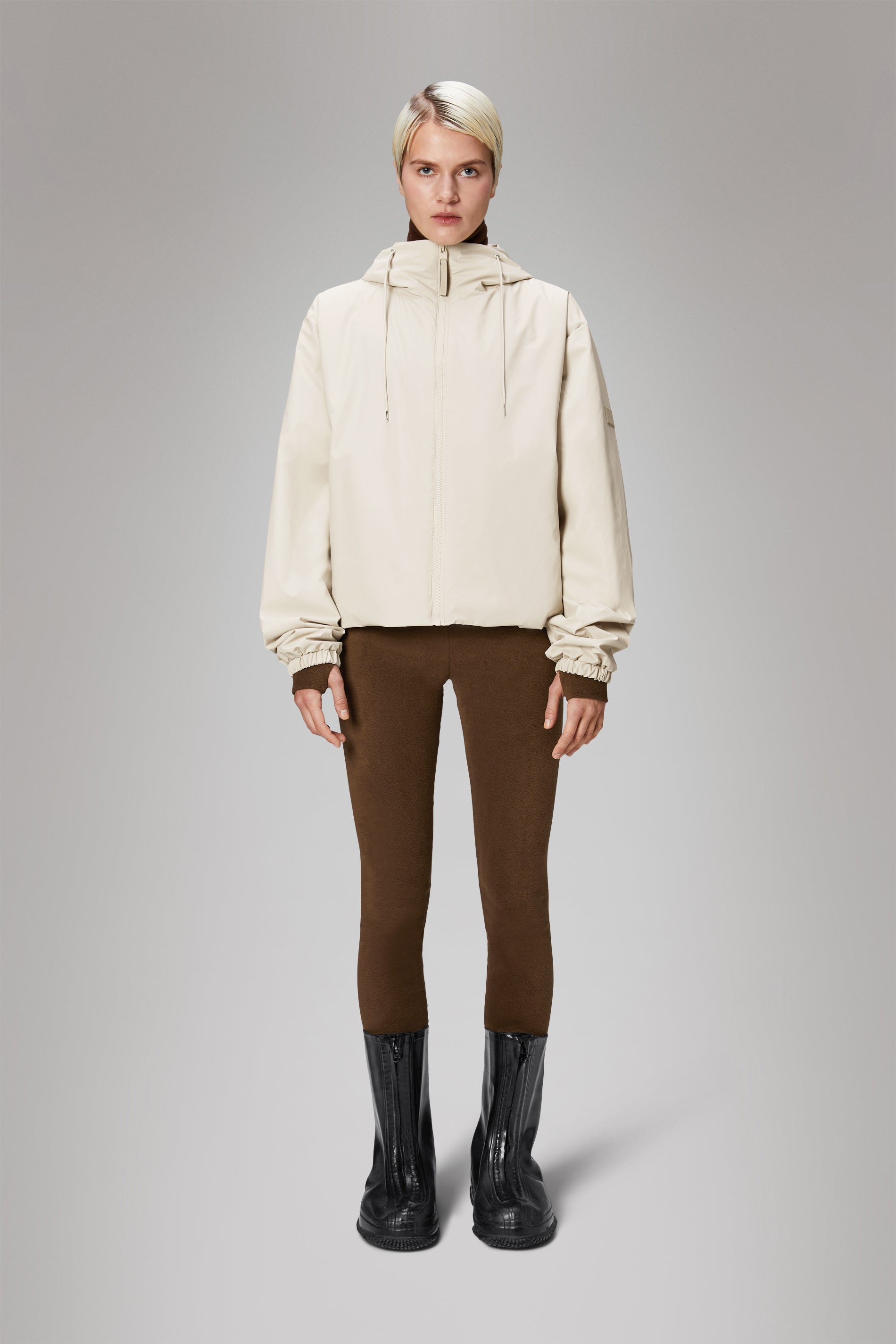 Rains Lohja Short Insulated Jacket Jackets 26 Dune