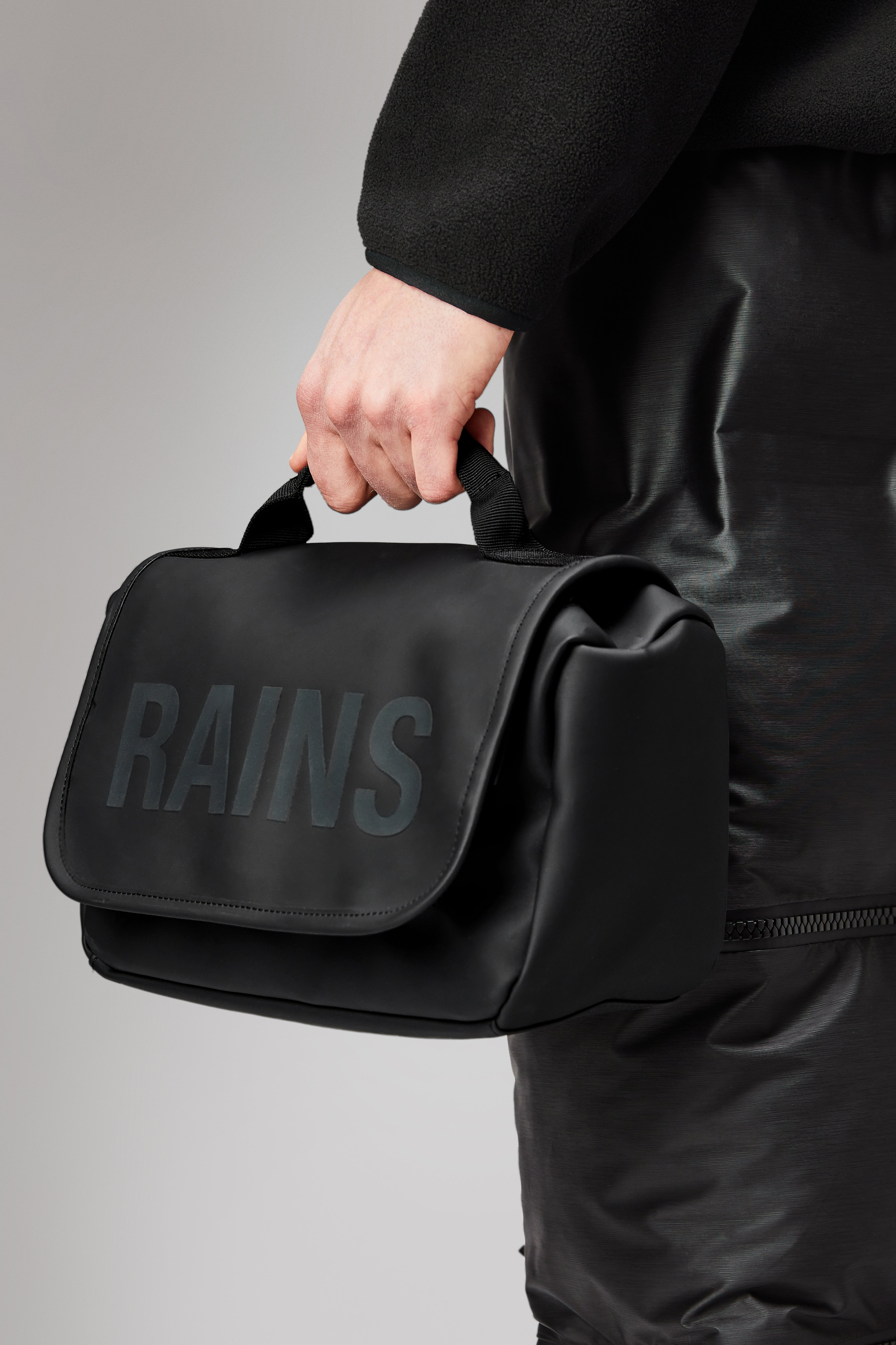 Rains Texel Wash Bag Washbag 01 Black