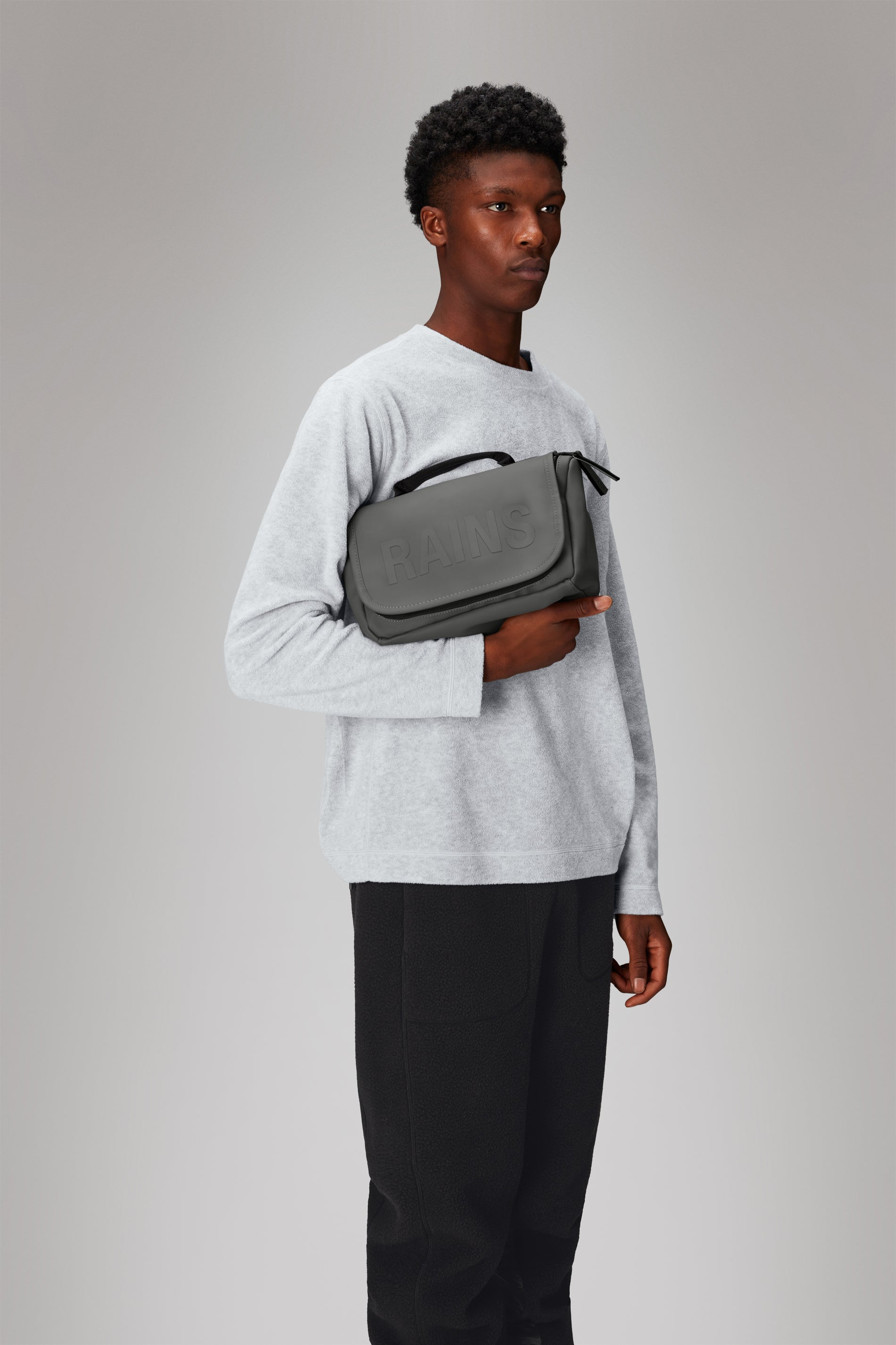 Rains Texel Wash Bag Washbag 13 Grey
