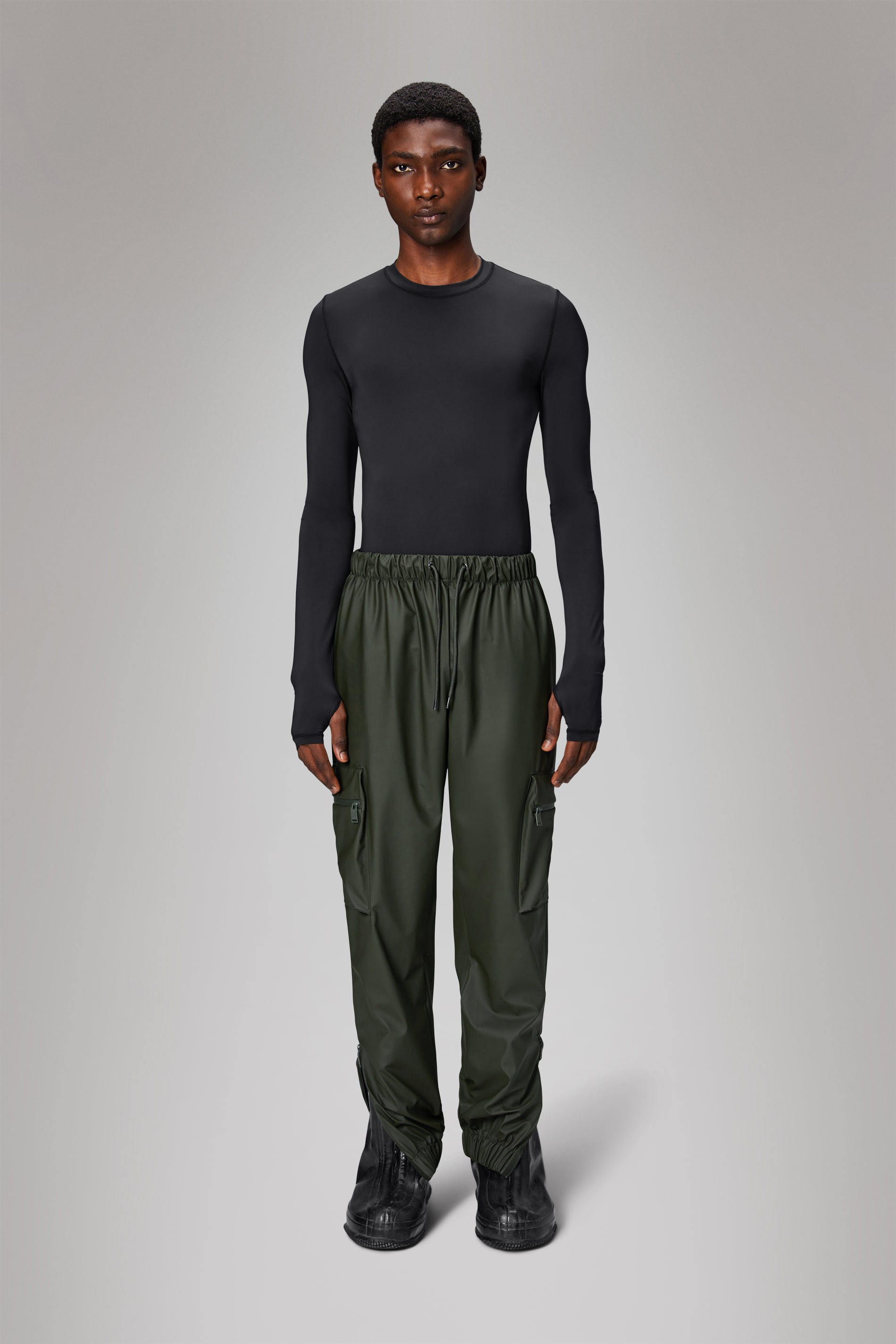 Rains Cargo Rain Pants Regular Pants 03 Green