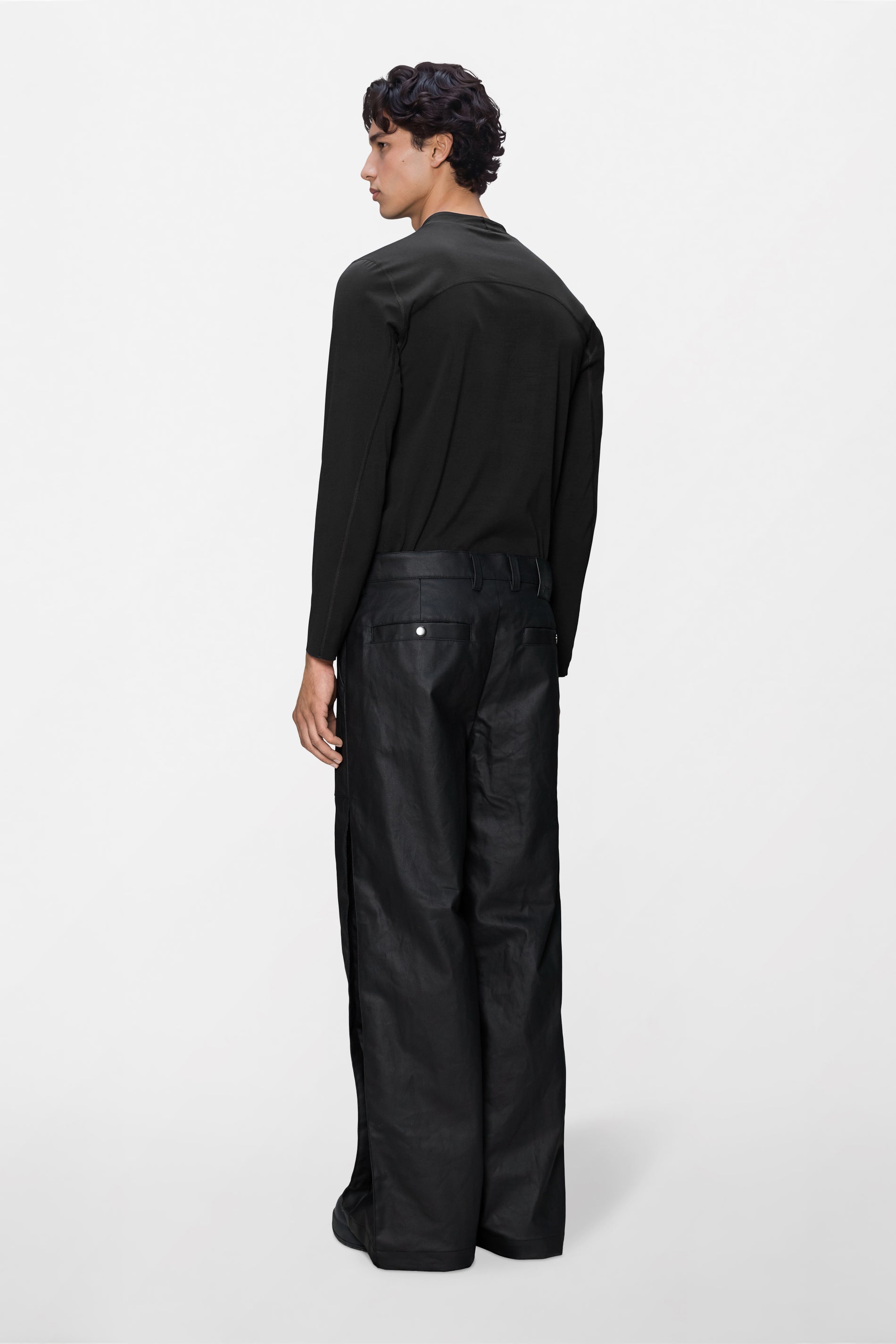 Heavy Woven Pants Straight