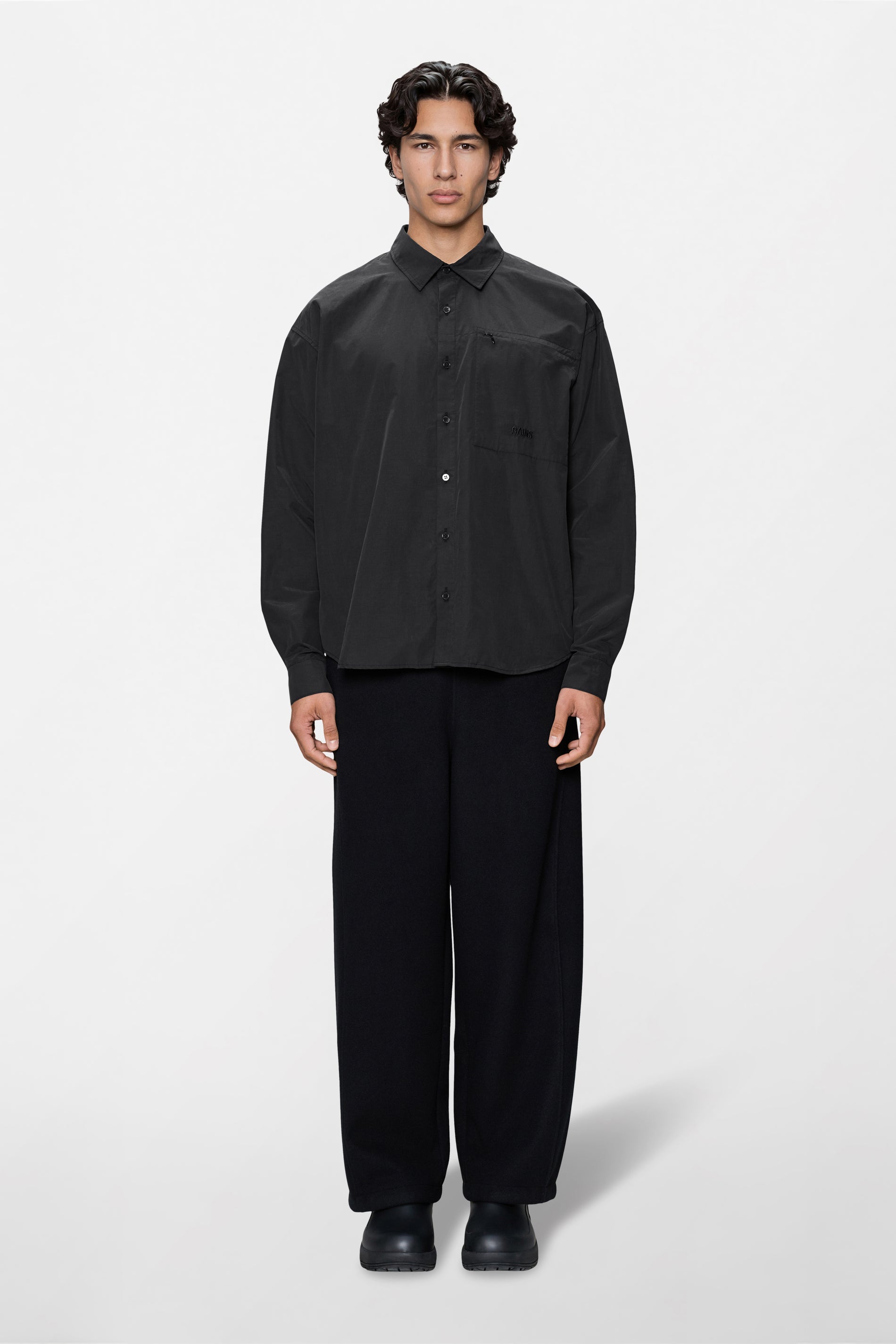 Light Woven Long Sleeve Shirt