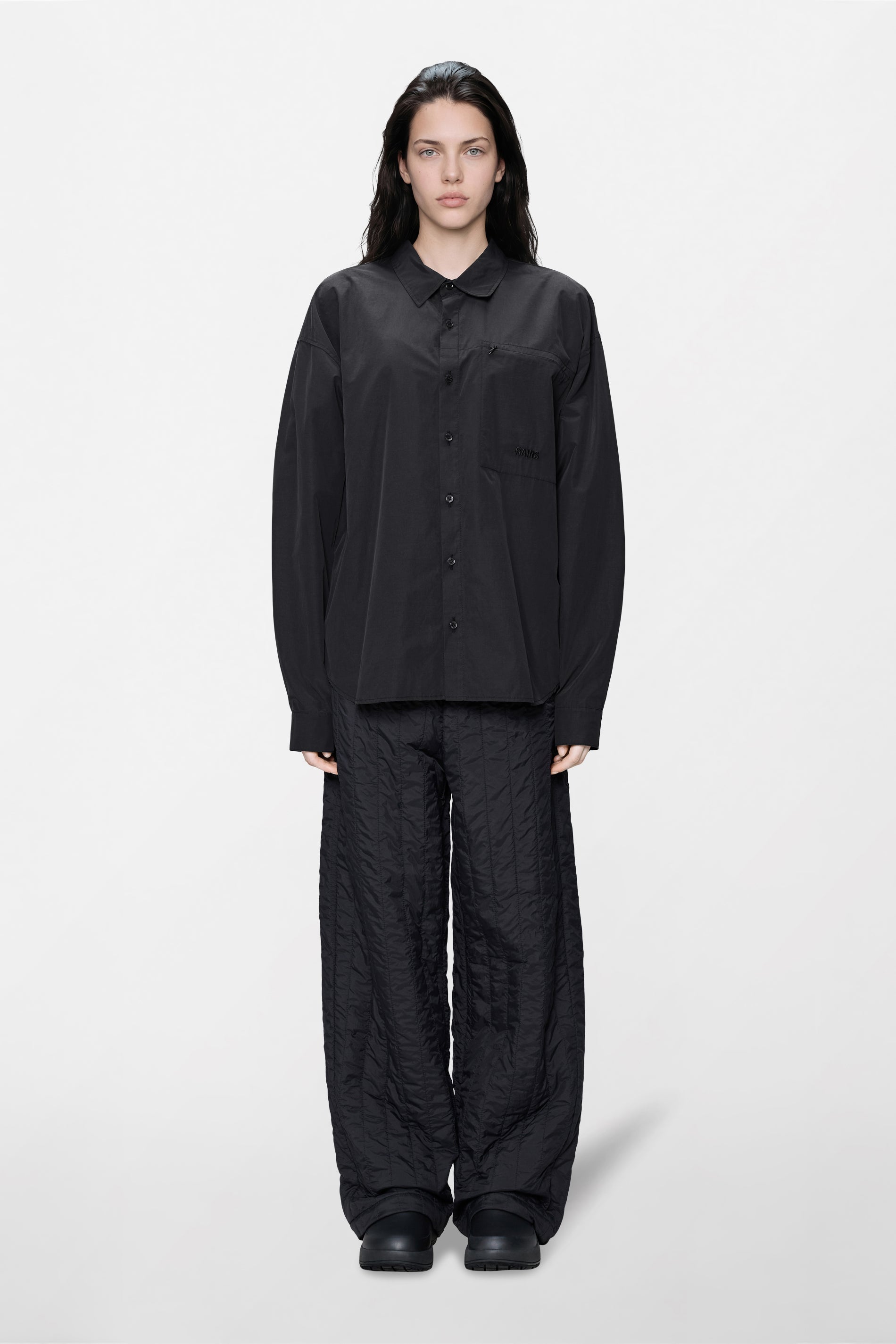 Light Woven Long Sleeve Shirt