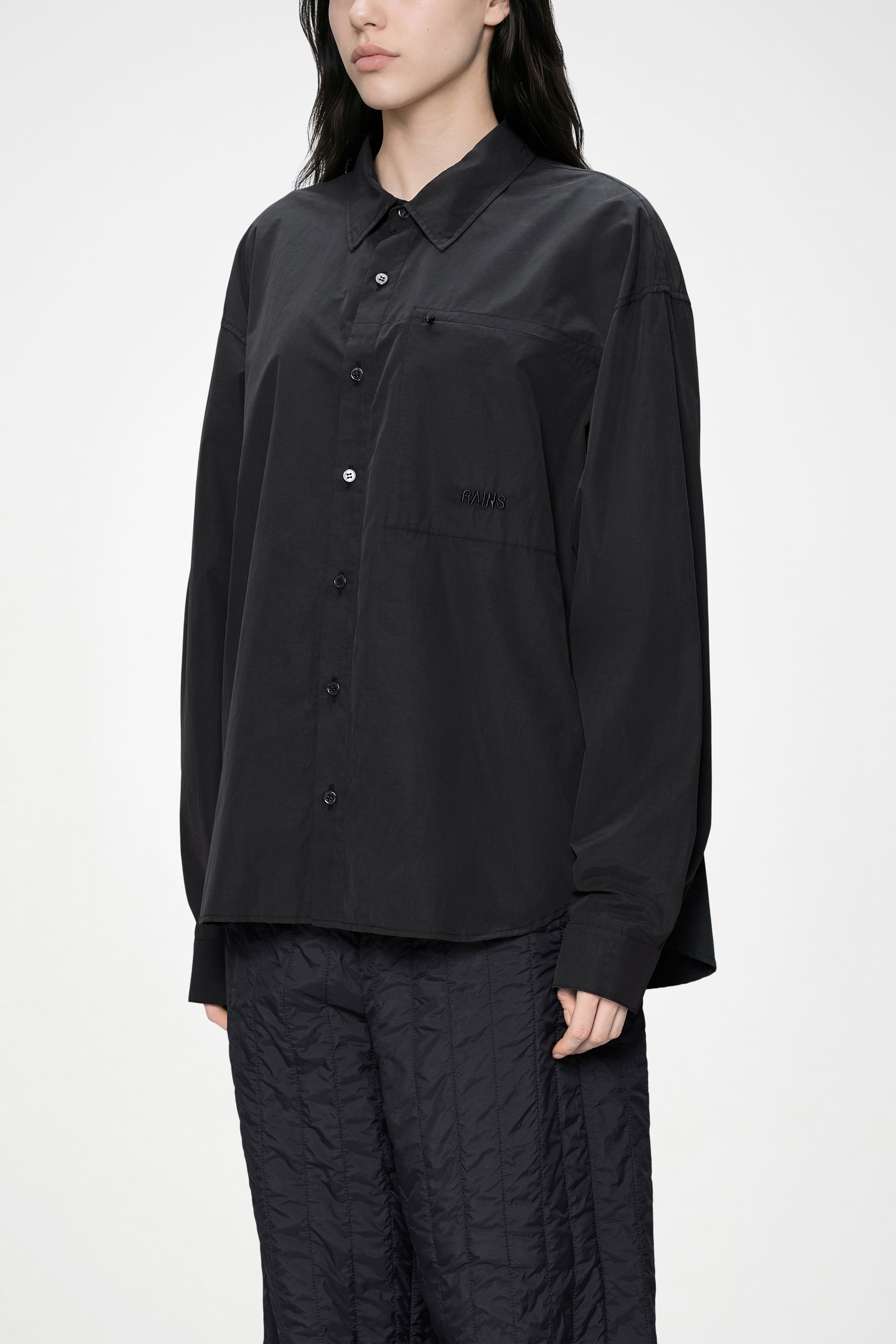 Light Woven Long Sleeve Shirt