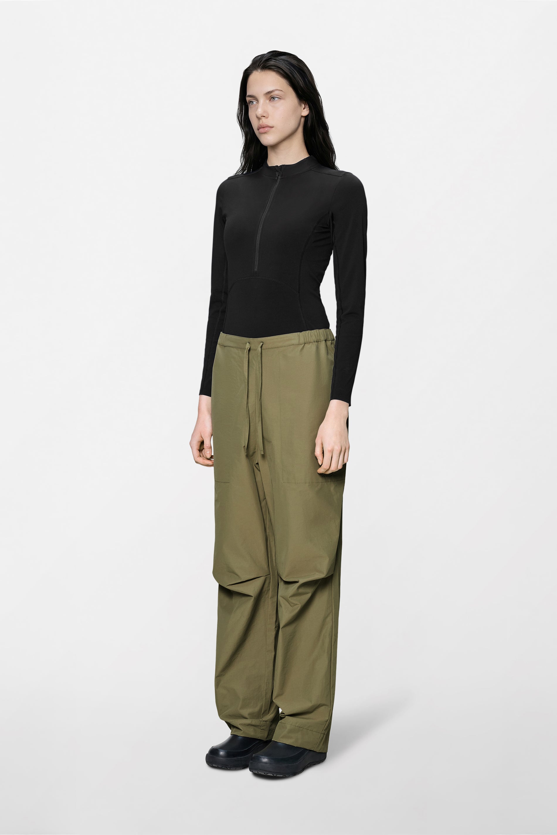 Light Woven Pants Wide