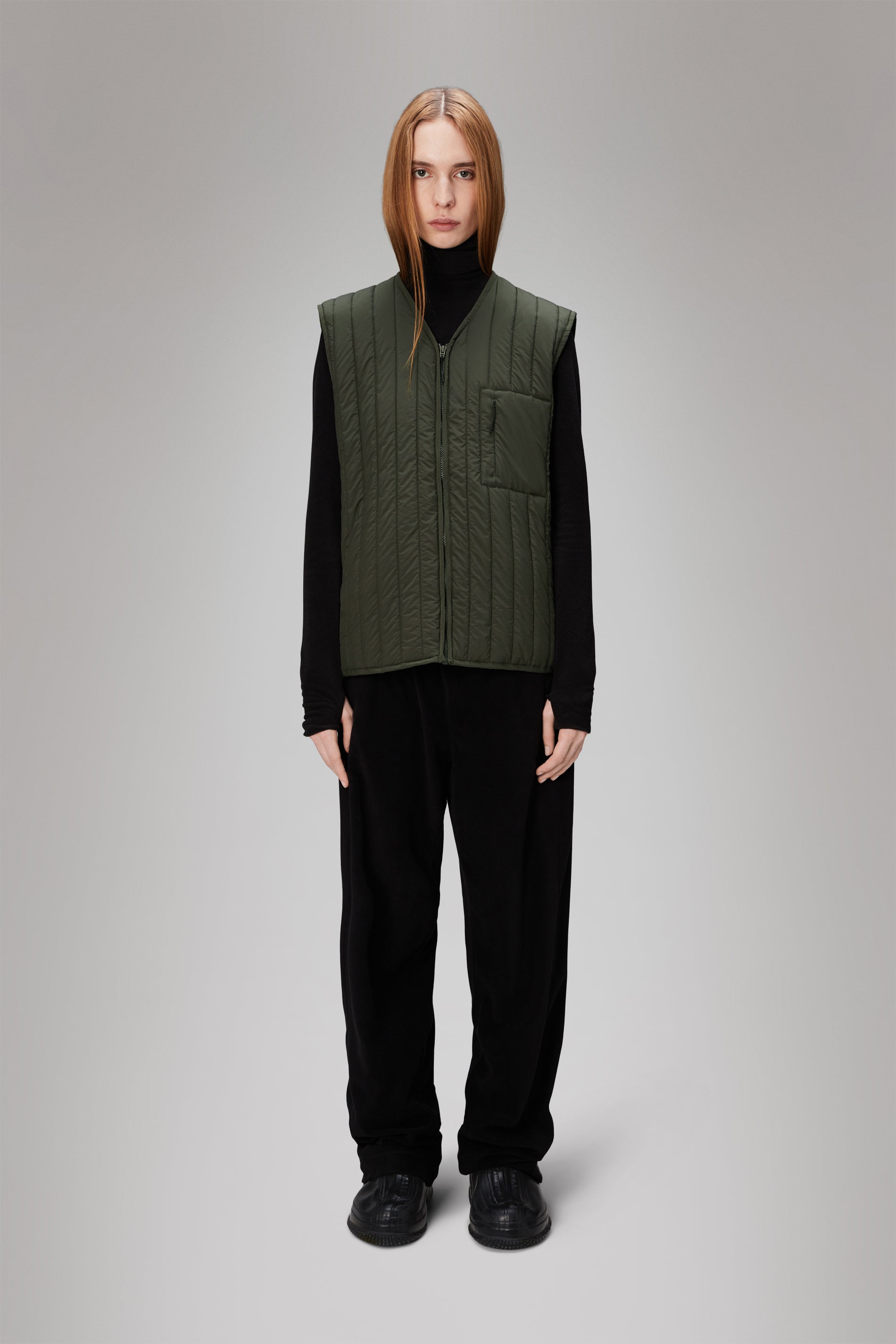 Rains Banja Liner Vest Vests 03 Green