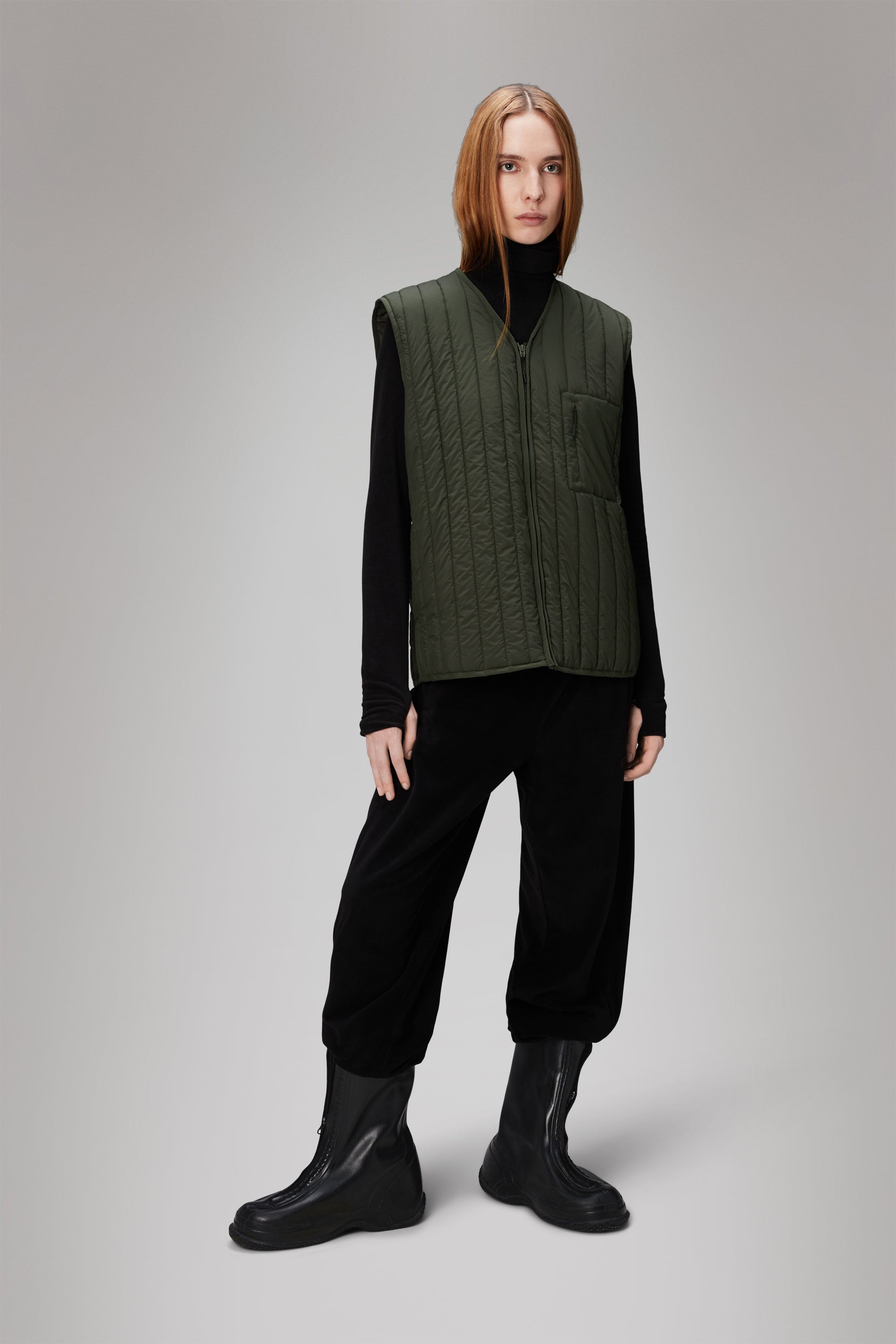 Rains Banja Liner Vest Vests 03 Green