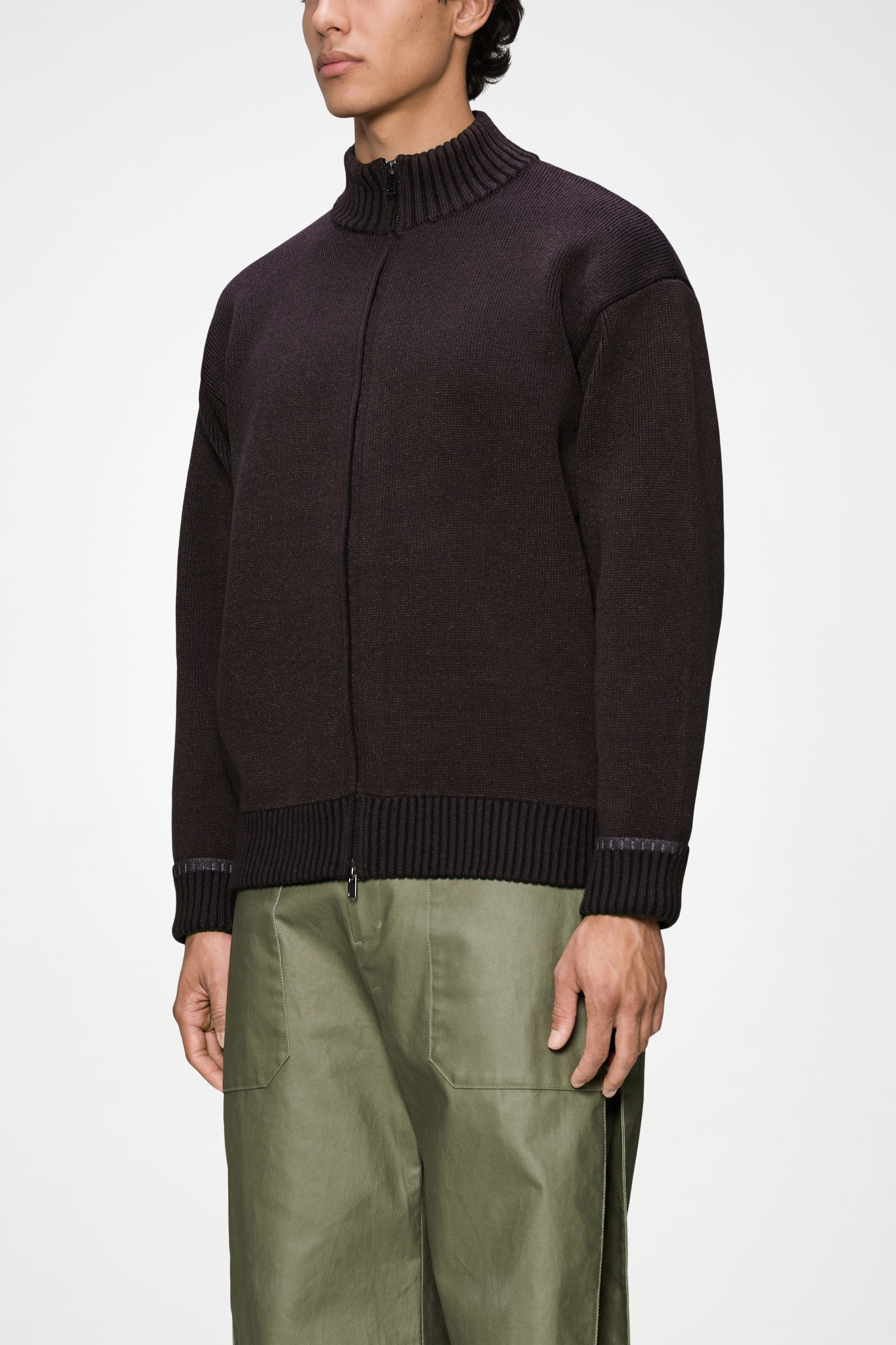Sowa Knit Zip Cardigan