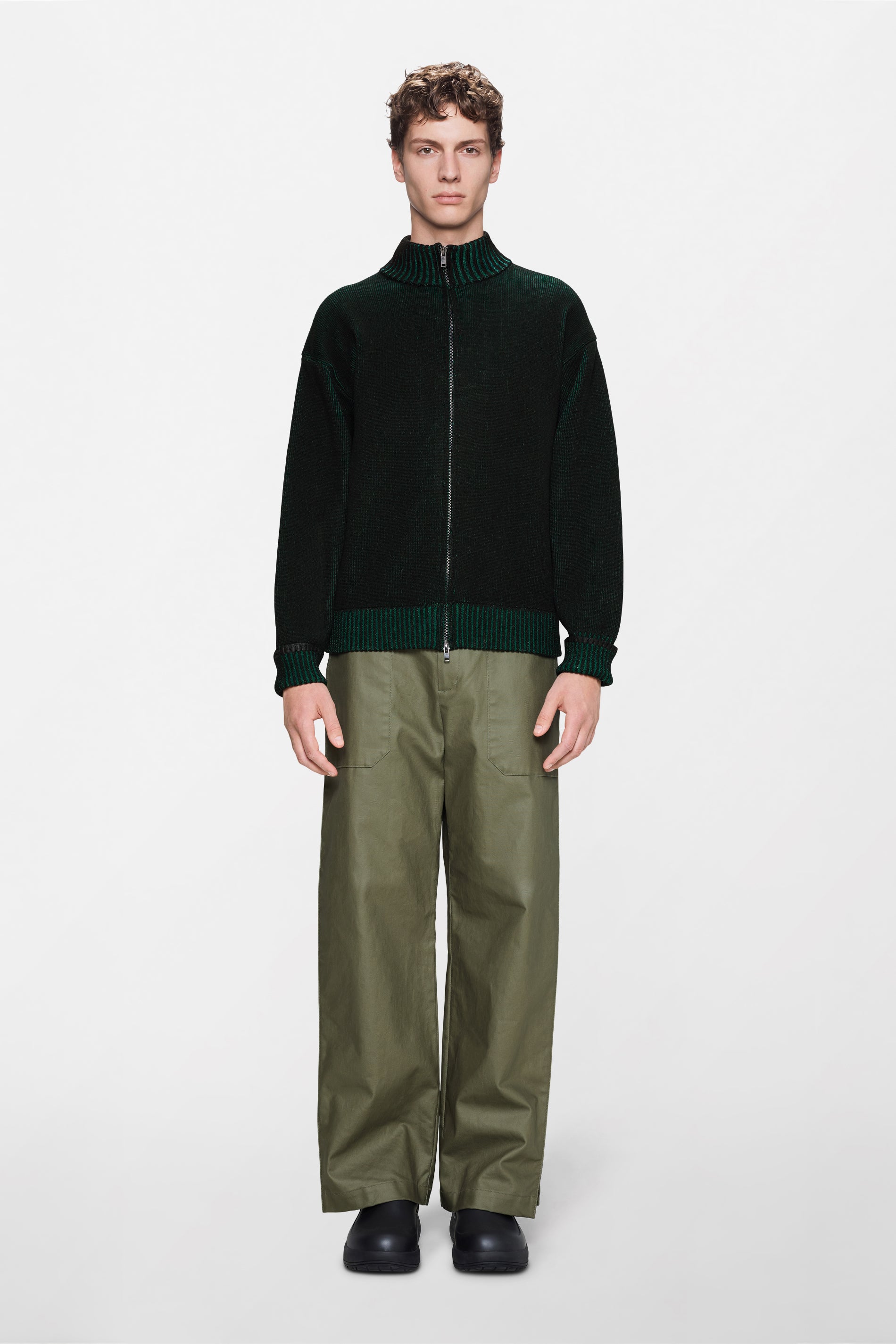 Sowa Knit Zip Cardigan
