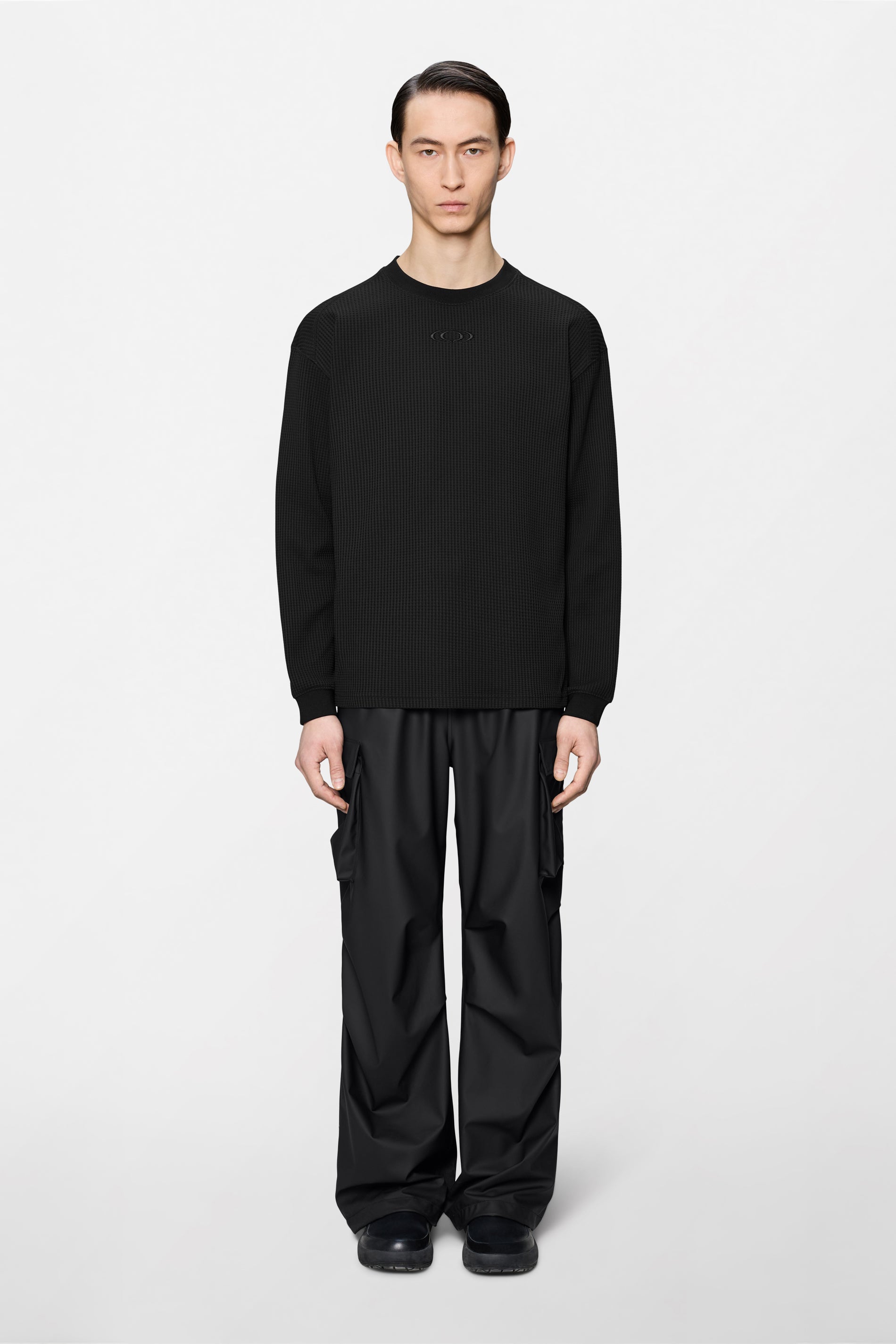 Waffle Long Sleeve T-shirt Splash