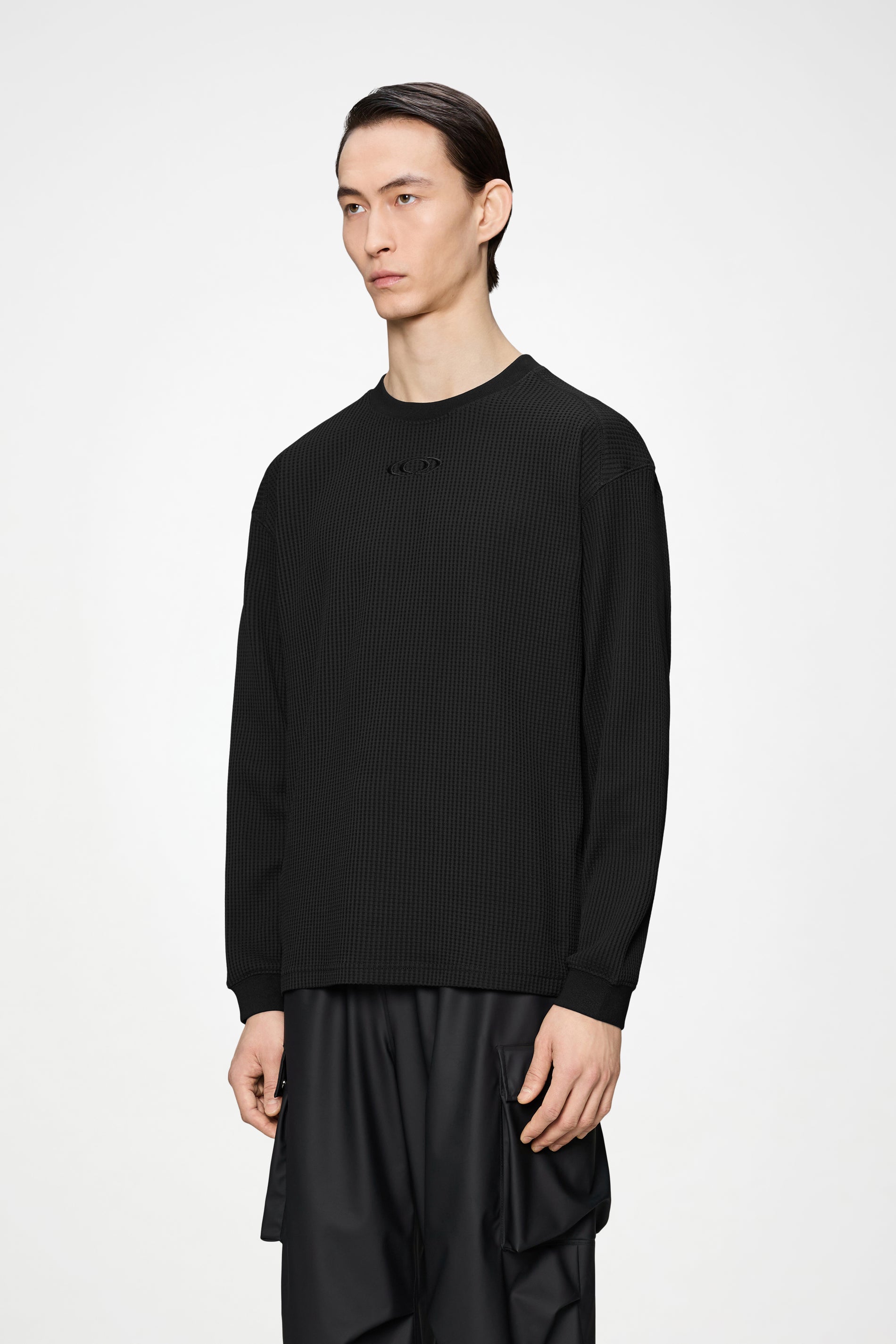 Waffle Long Sleeve T-shirt Splash