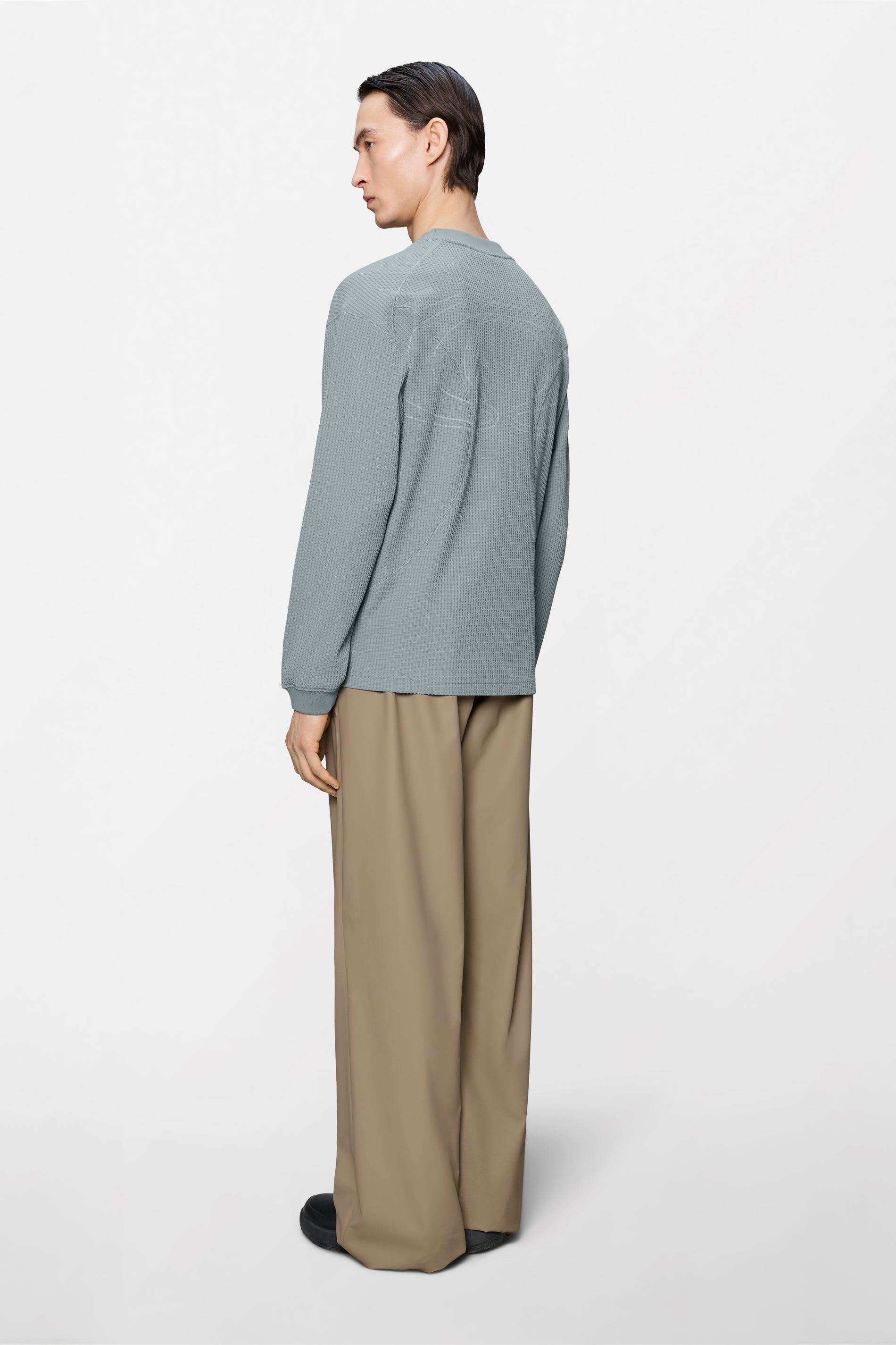 Waffle Long Sleeve T-shirt Splash