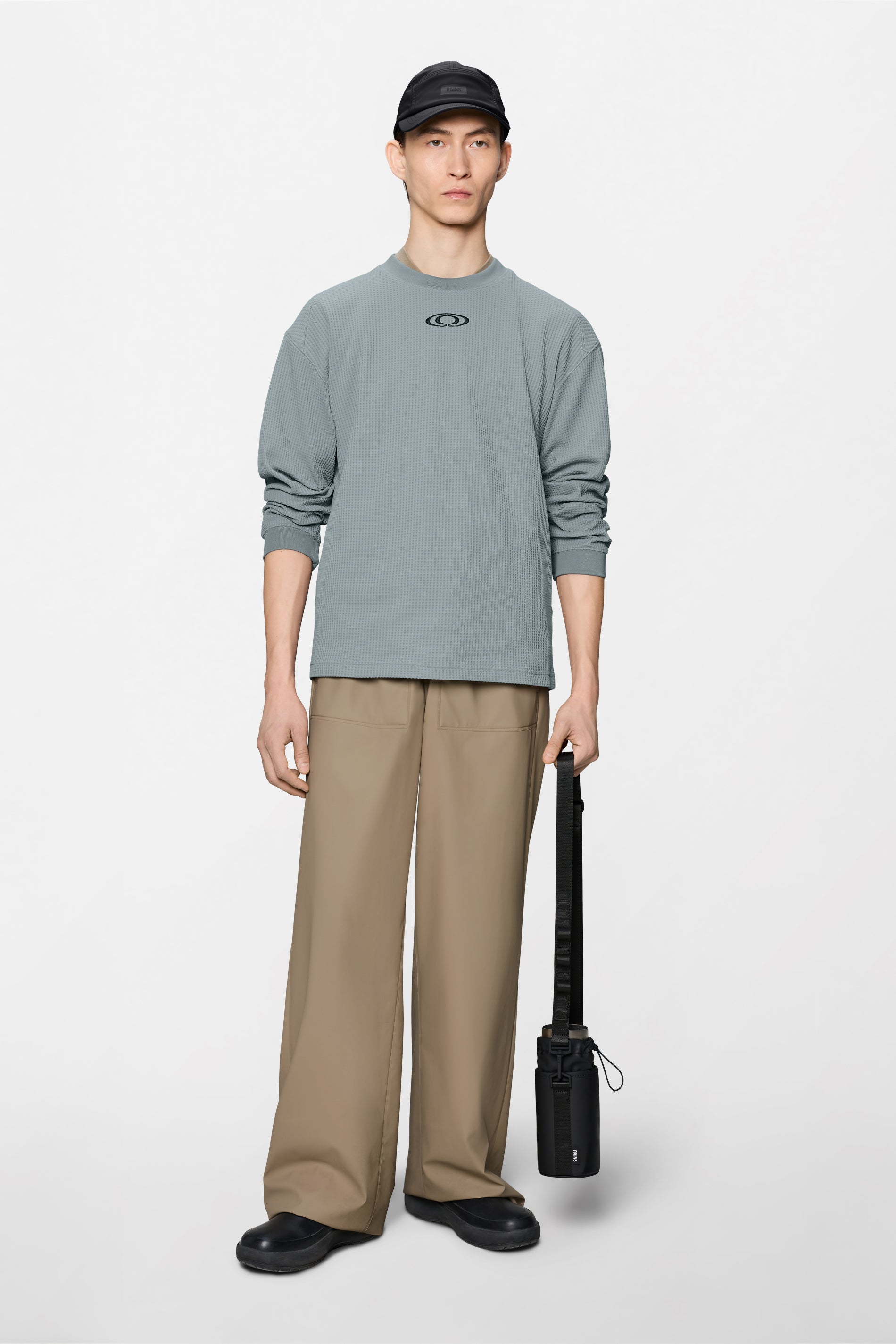 Waffle Long Sleeve T-shirt Splash