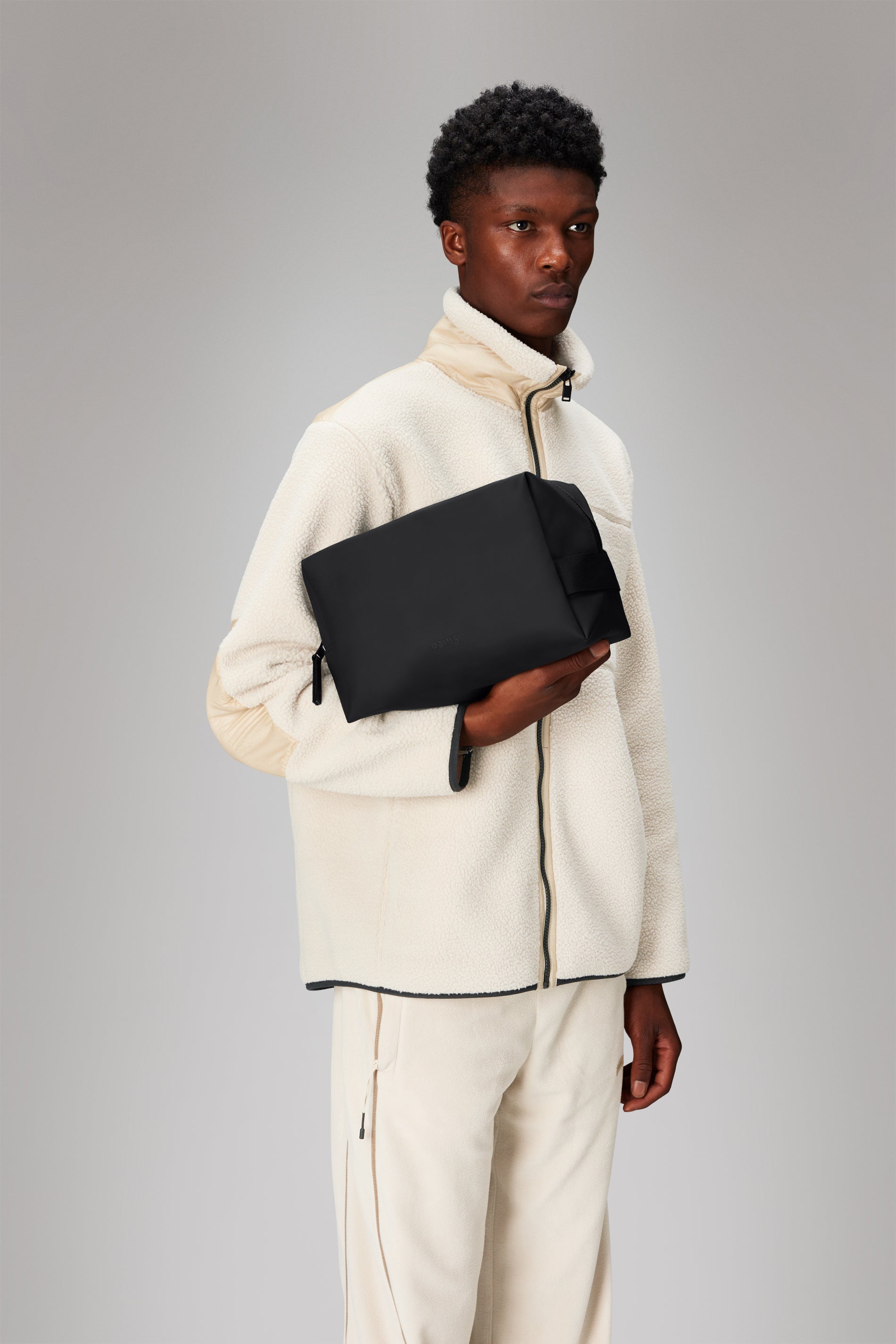 Rains Wash Bag Large Washbag 01 Black