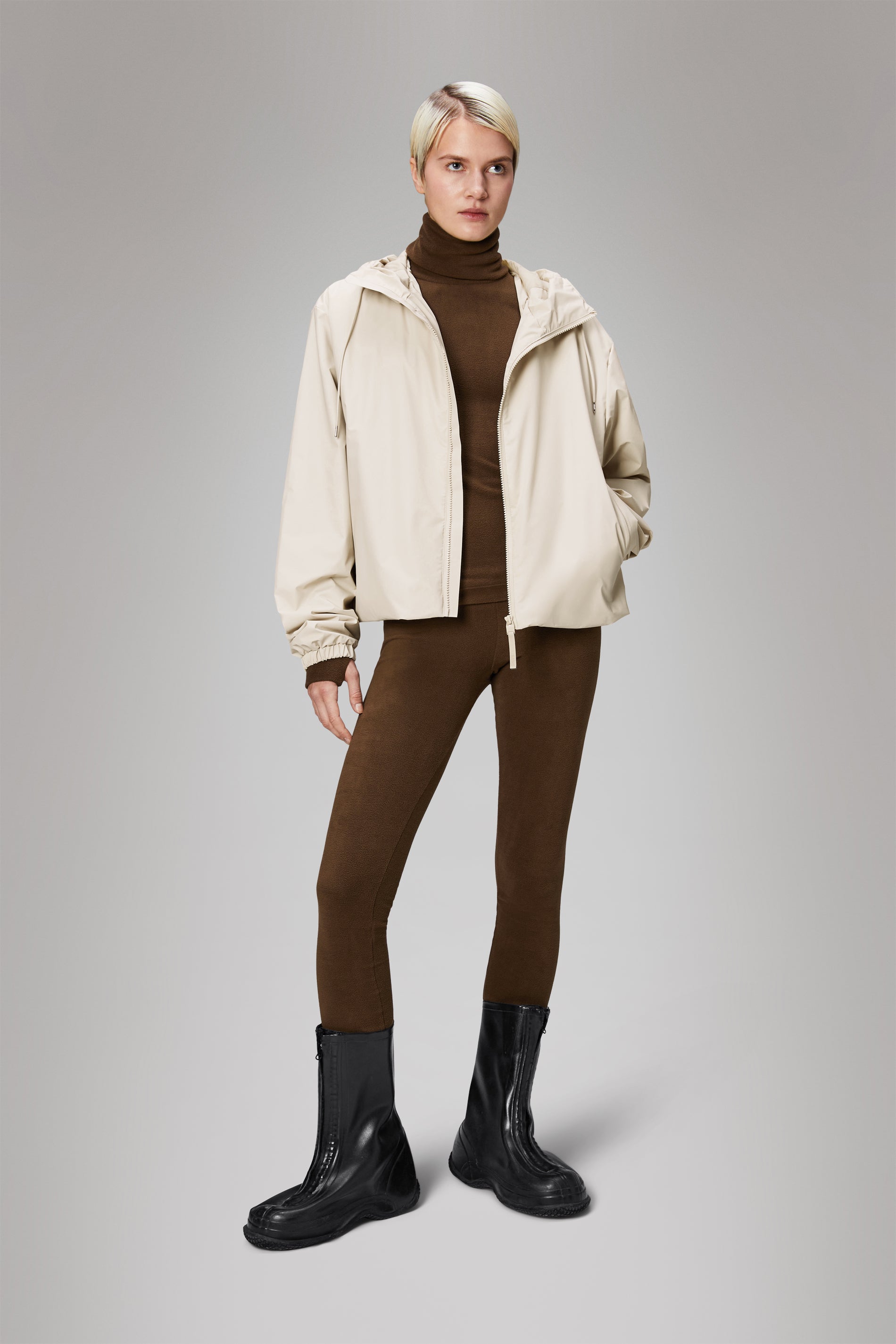 Rains Lohja Short Insulated Jacket Jackets 26 Dune