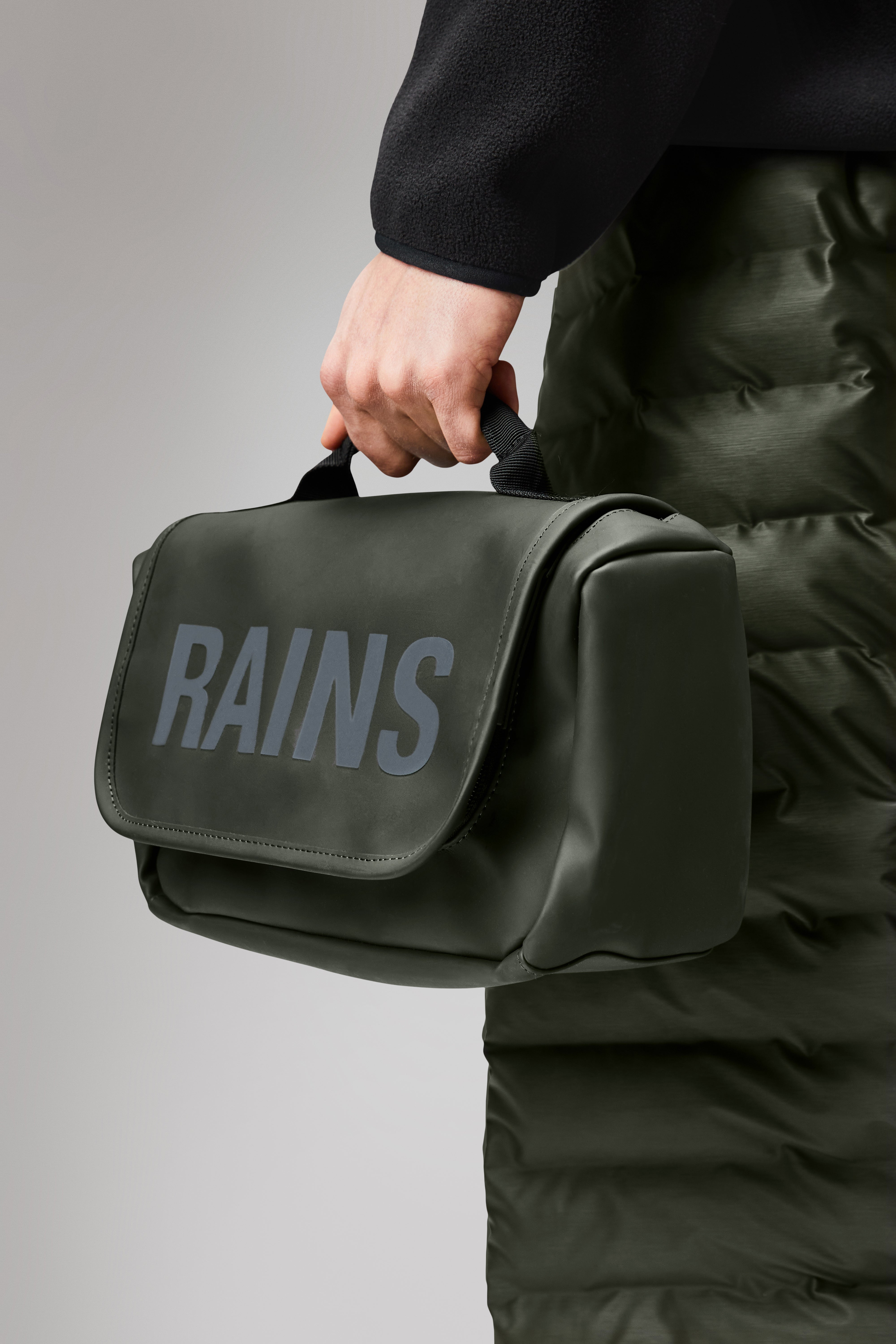 Rains Texel Wash Bag Washbag 03 Green