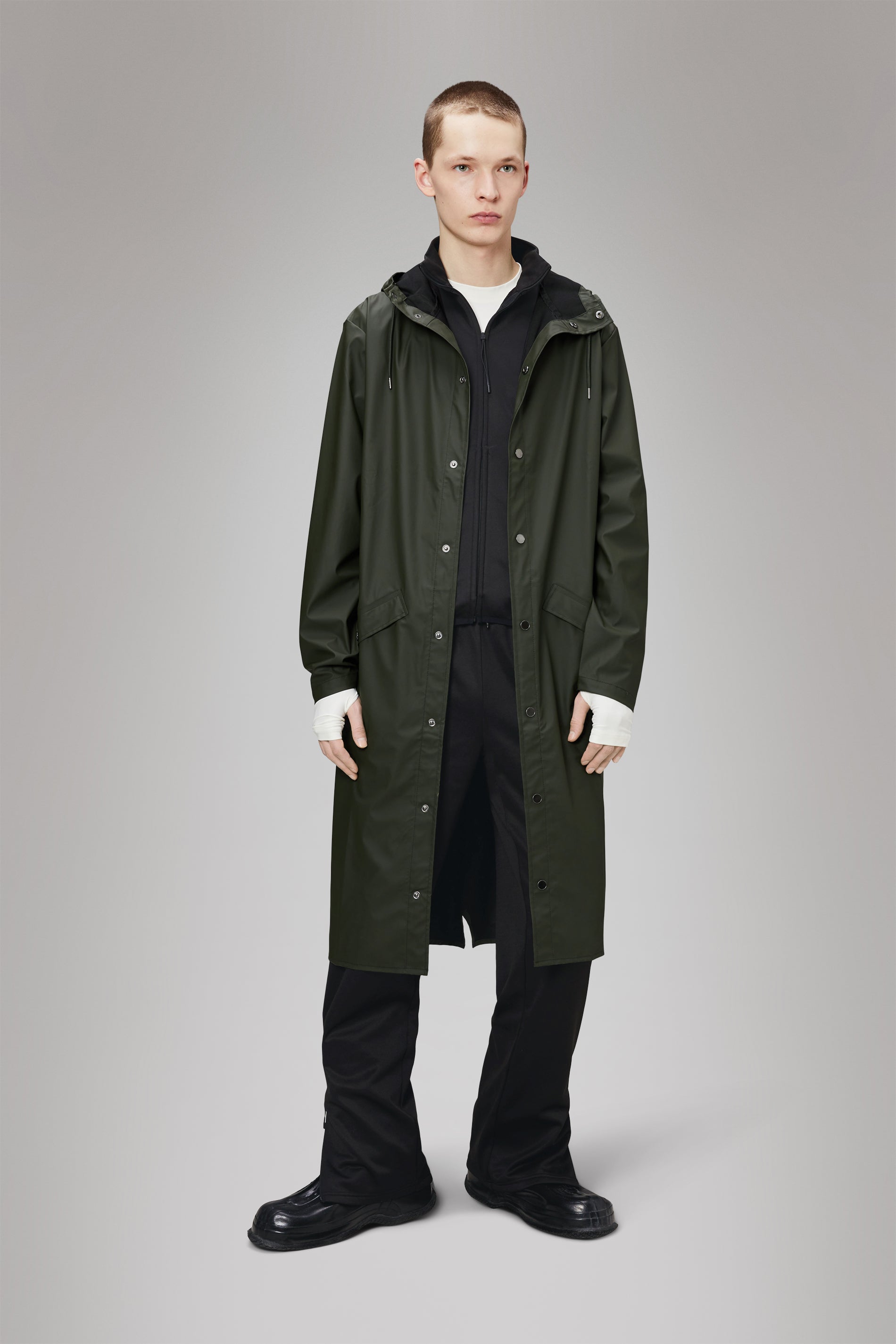 Rains Longer Jacket Jackets 03 Green