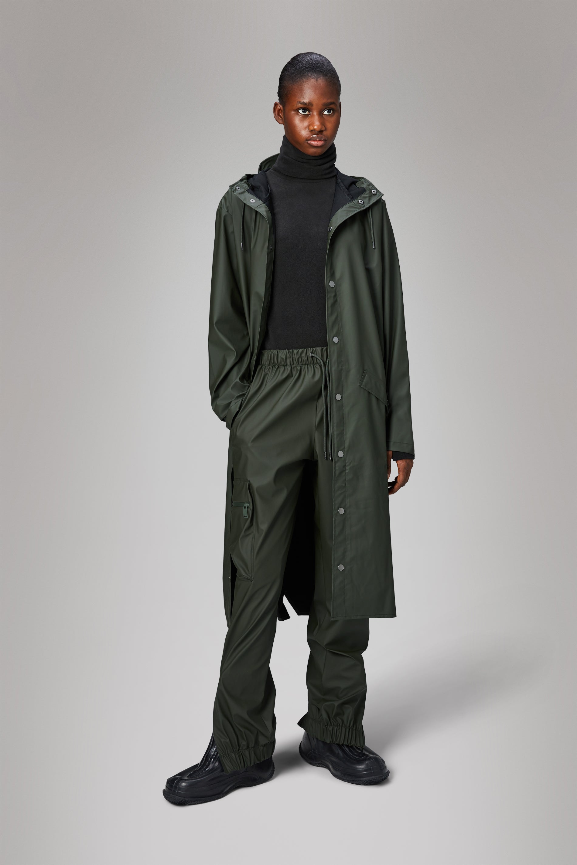 Rains Cargo Rain Pants Regular Pants 03 Green
