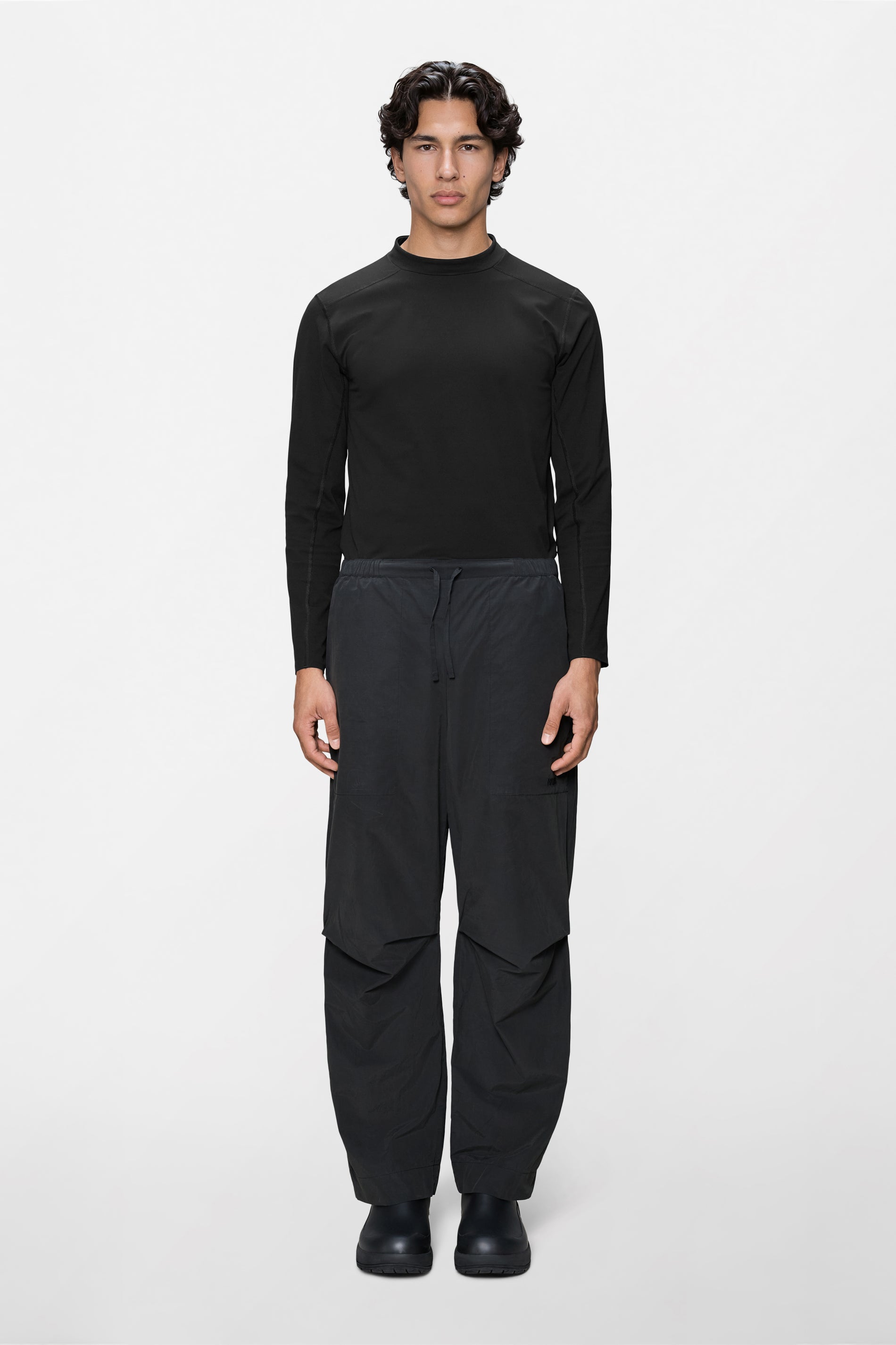 Light Woven Pants Wide