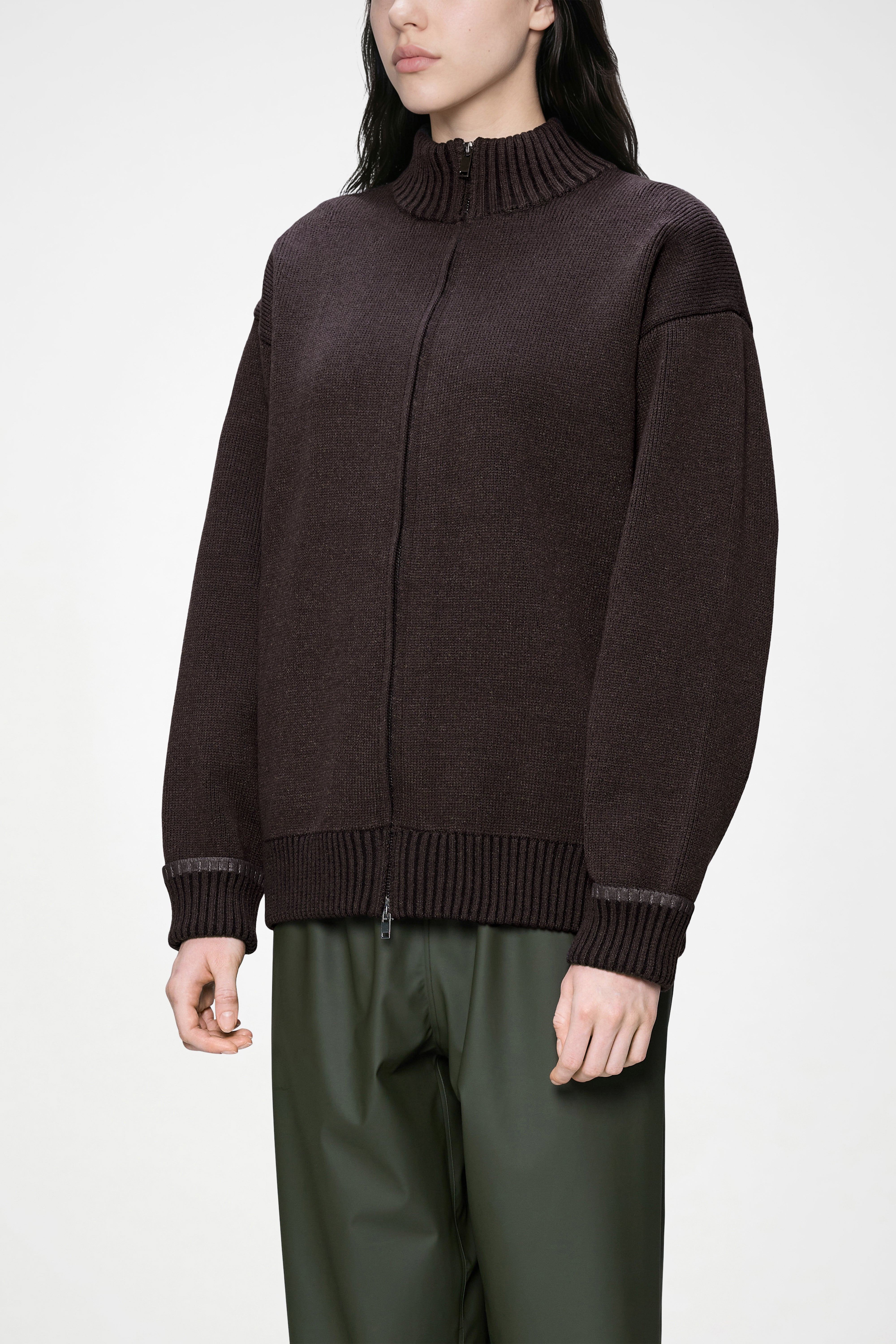 Sowa Knit Zip Cardigan