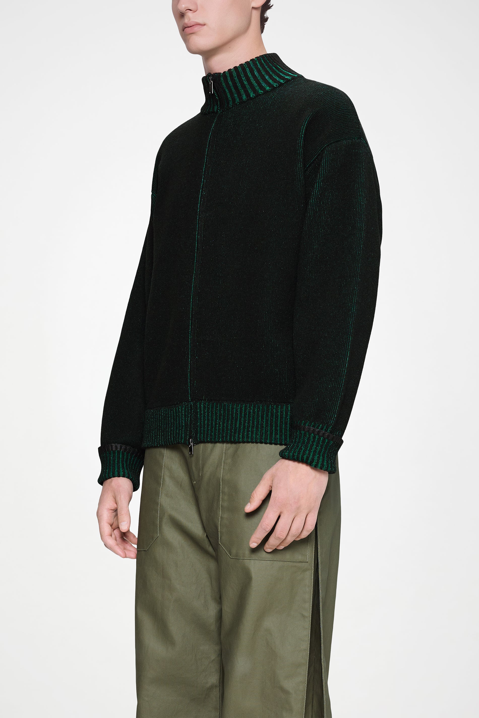 Sowa Knit Zip Cardigan