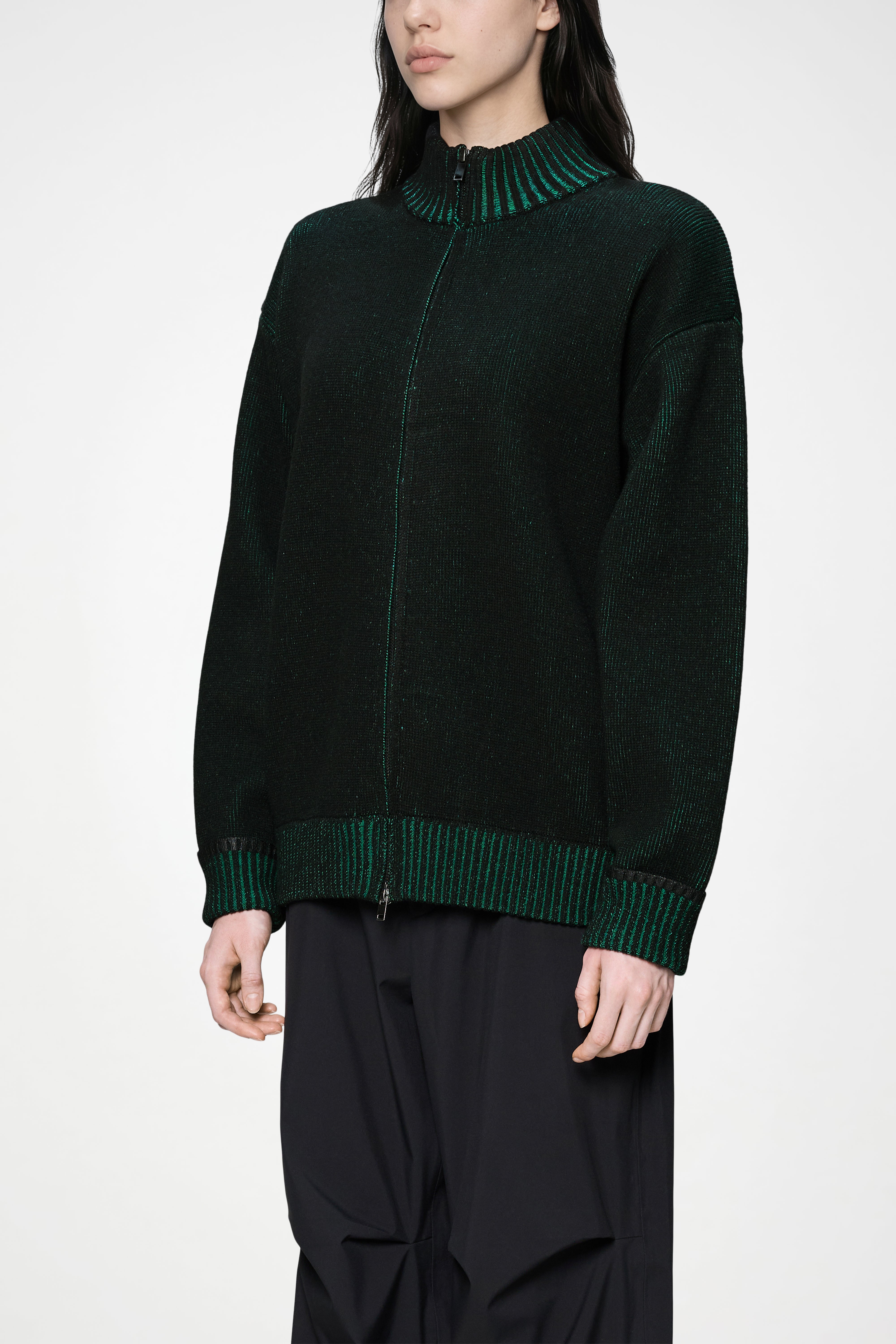 Sowa Knit Zip Cardigan
